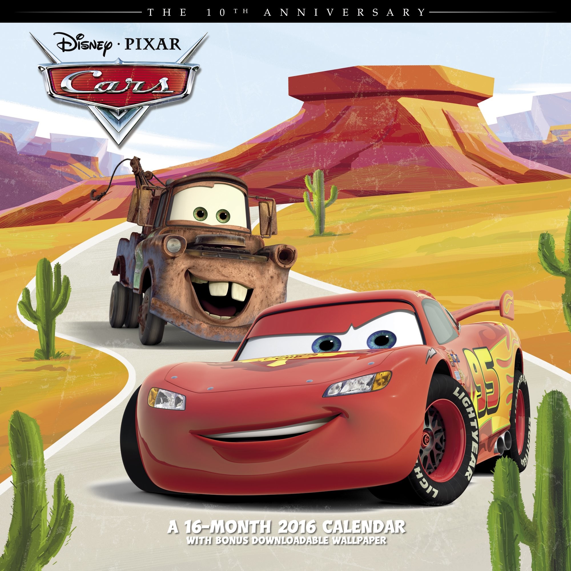 2000x2000 Disney Pixar Cars 2016 Calendar: With Bonus Downloadable Wallpaper:  Amazon.co.uk: ACCO Brands: Books