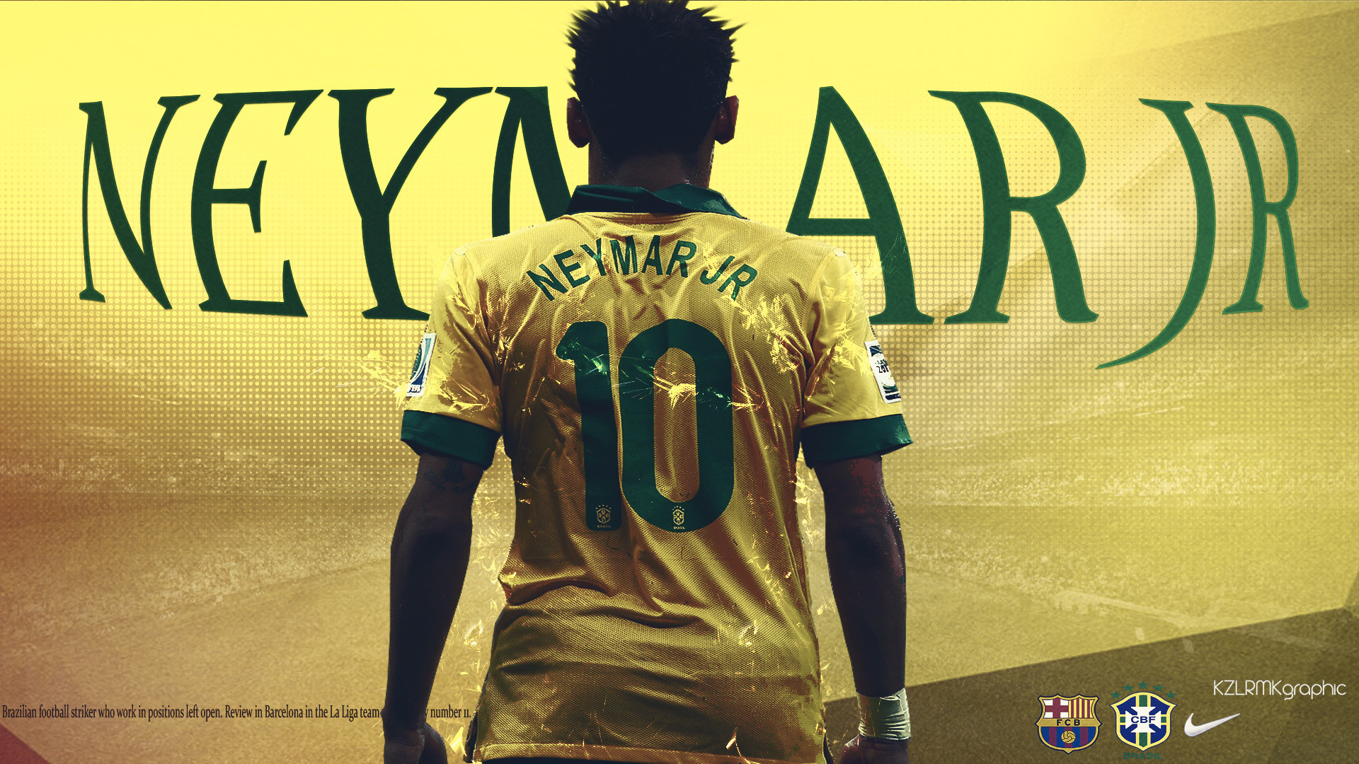 1920x1080 Neymar wallpaper: Brazil #4