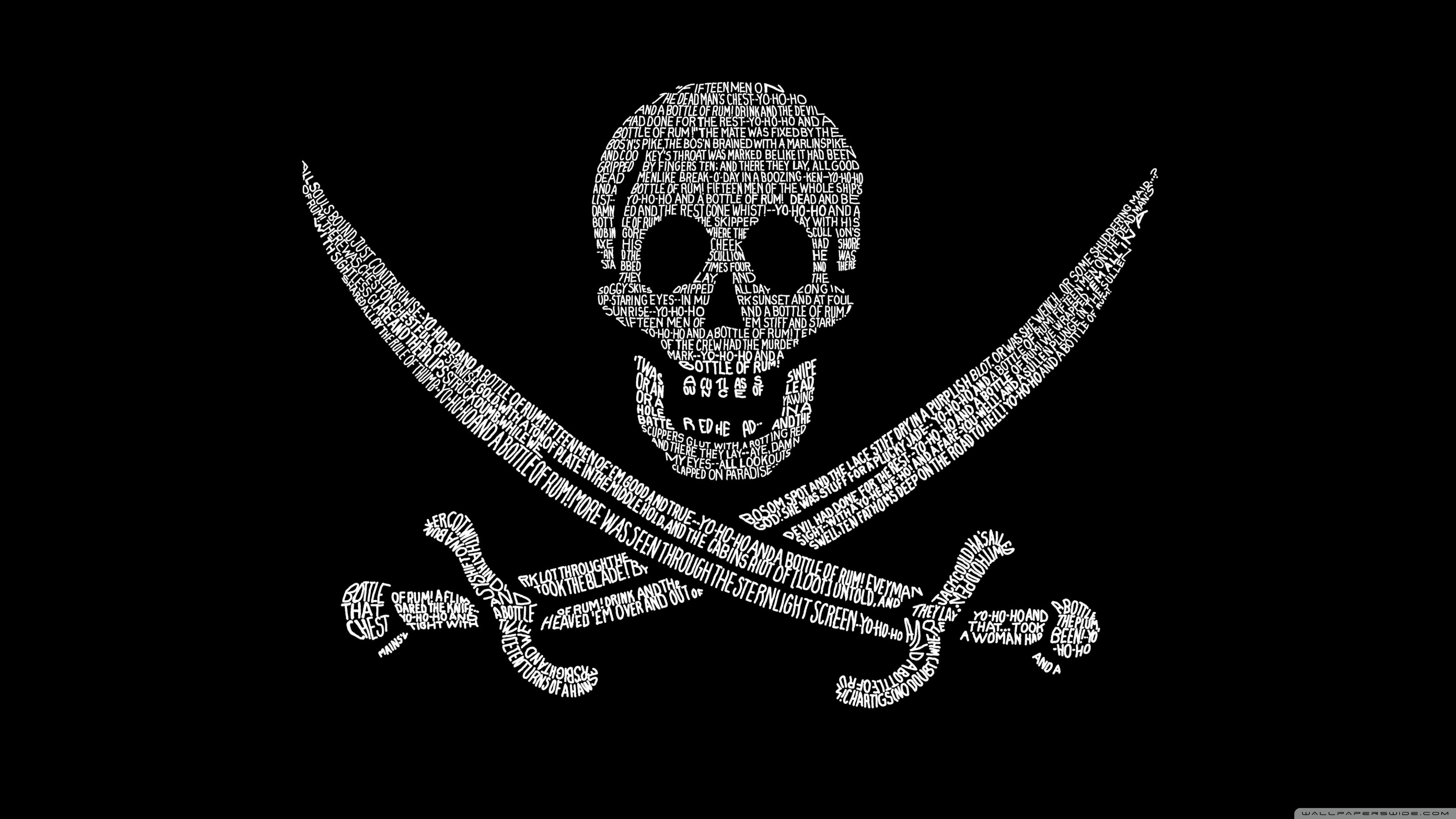 3554x1999 Pirates Flag HD Wide Wallpaper for Widescreen