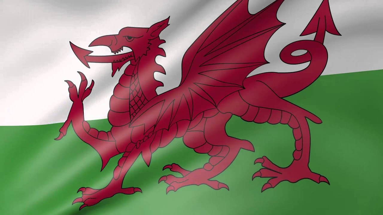 1920x1080 Welsh Wales Flag