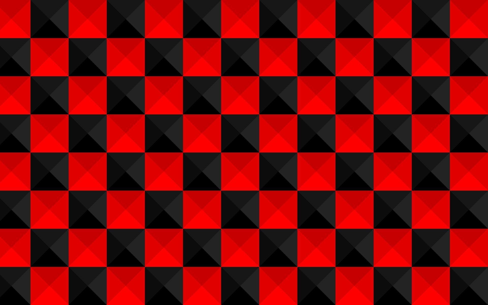 1920x1200 Red and black cubes