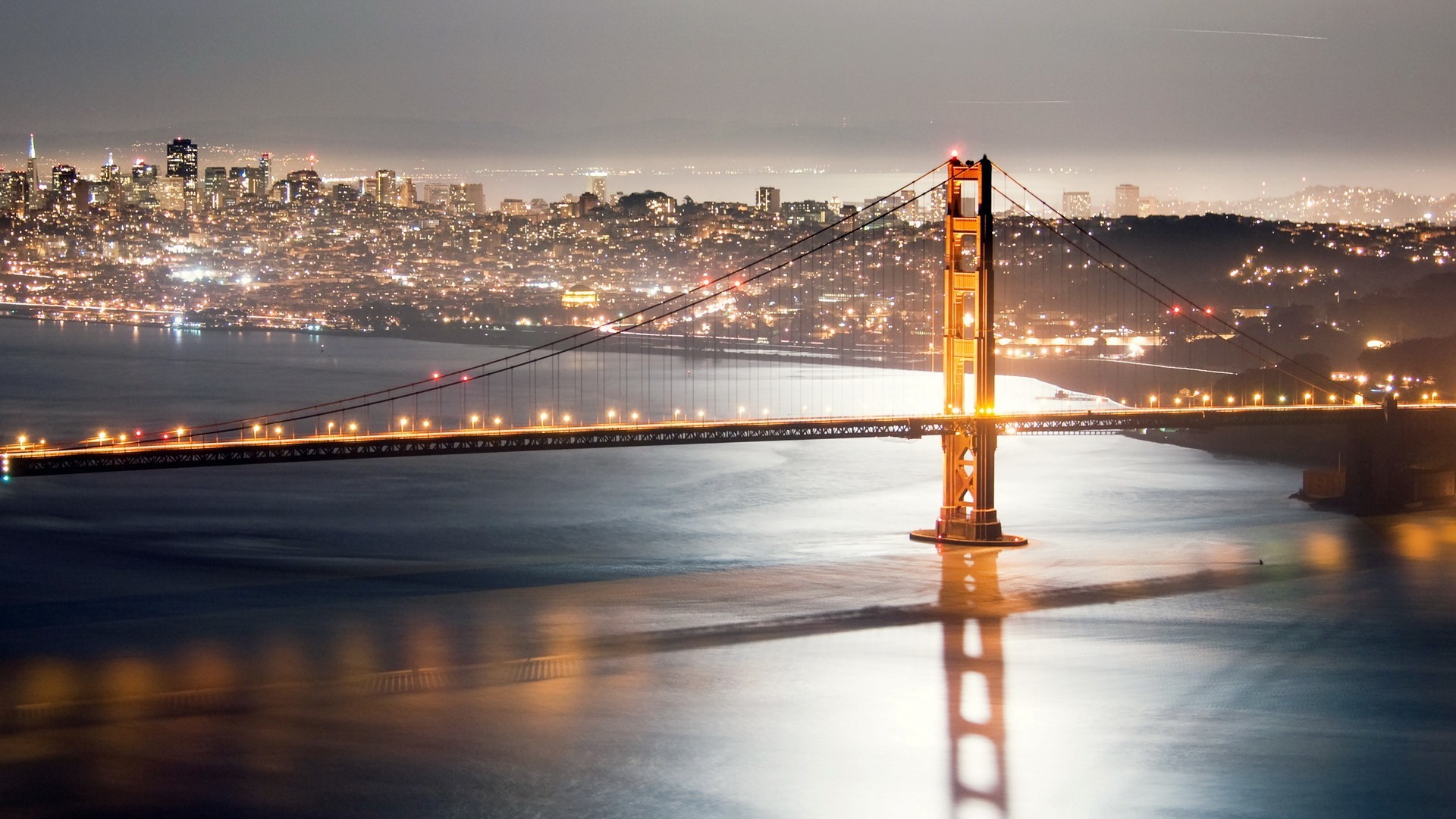 1920x1080 San Francisco Skyline Golden Gate