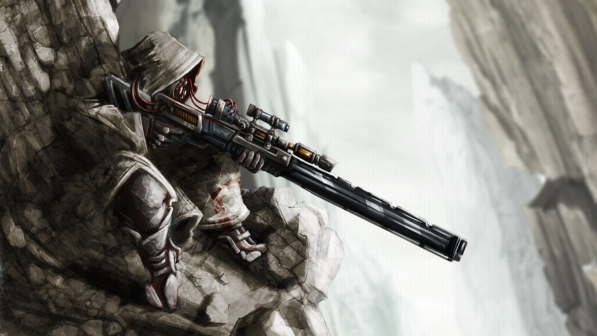 1920x1080 artwork, Fantasy Weapon, Sniper Rifle, Destiny (video Game) Wallpapers HD /  Desktop and Mobile Backgrounds