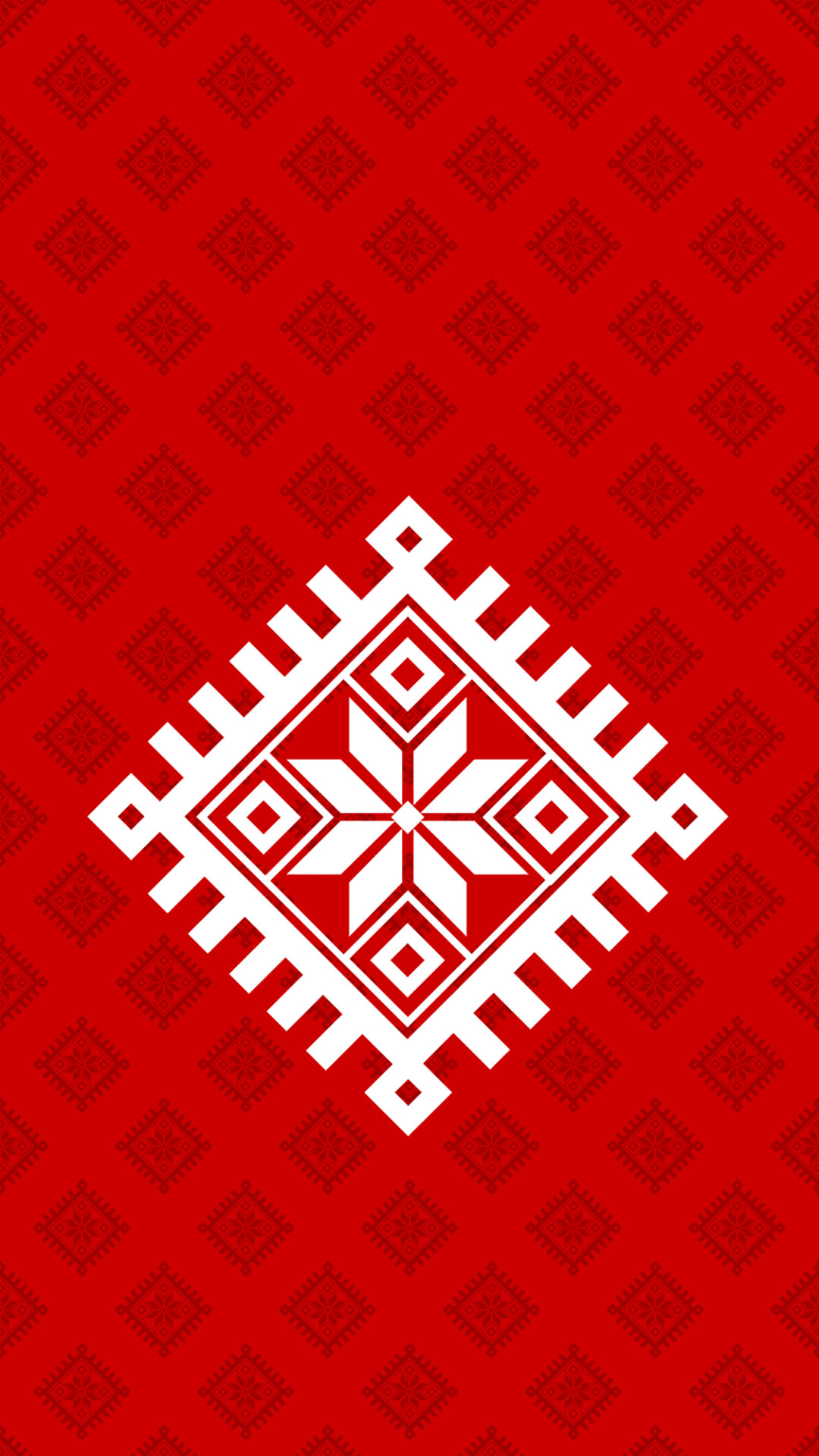 1080x1920 Art Creative Red White Pattern Grid Structure