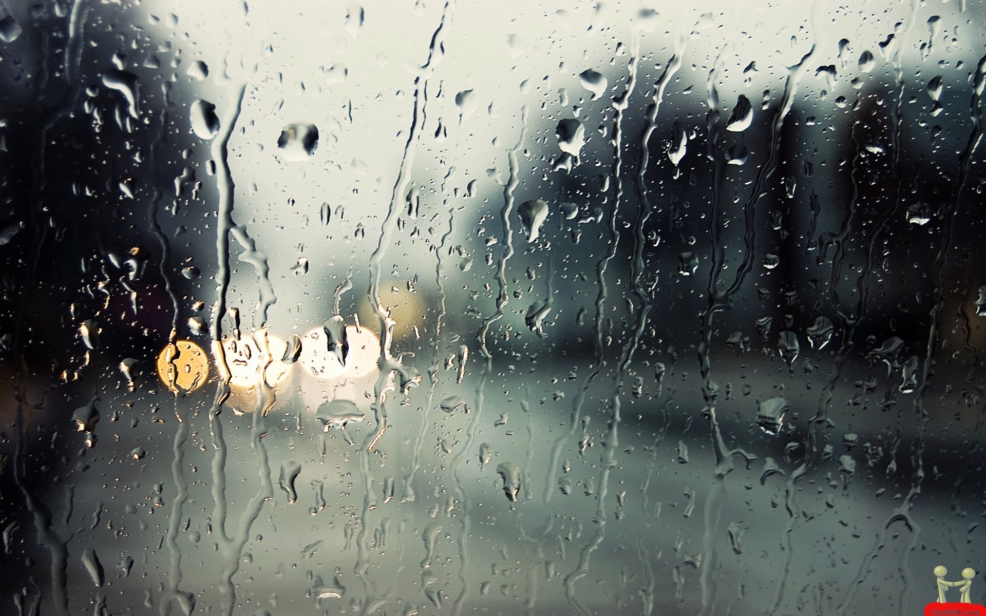 1920x1200 Download Link : Link Image Download. View Original Images : Rain Drops  Falling On Glass High Definition Wallpaper