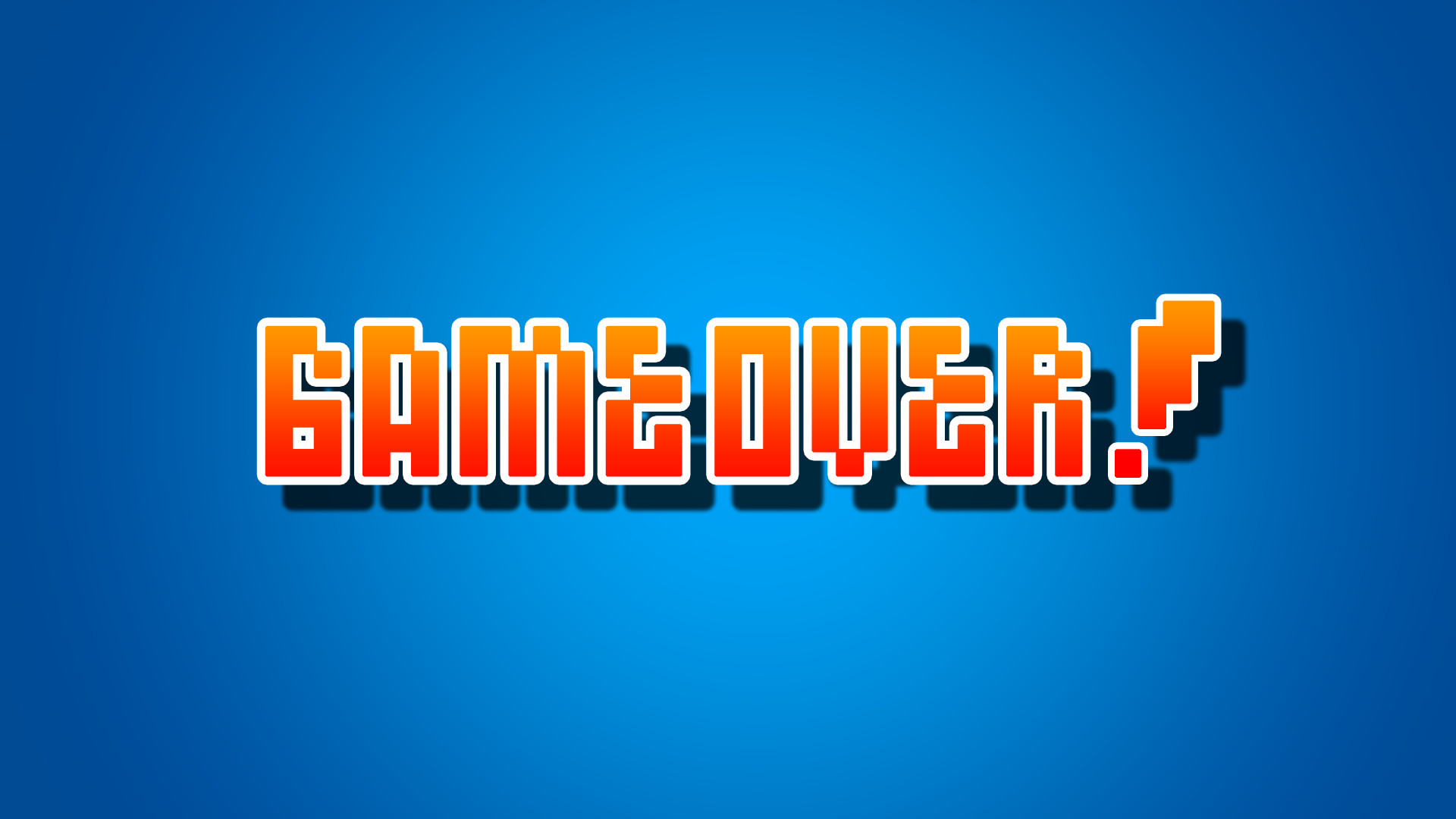 1920x1080 Game Over (1440P Resolution)