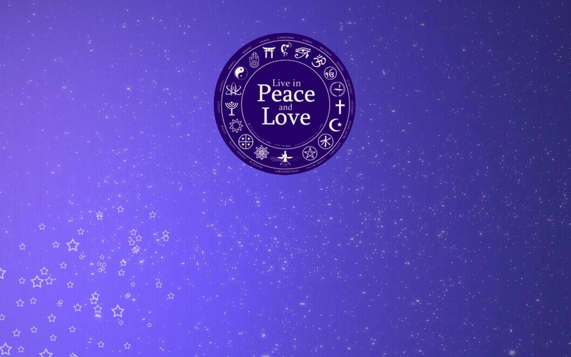 1920x1200 Live In Peace And Love