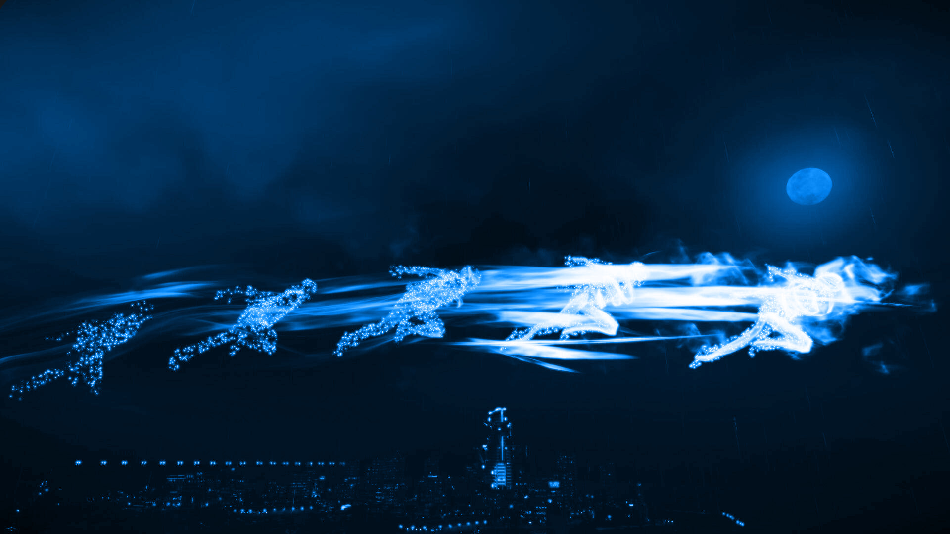 1920x1080 ... Infamous Second Son Blue Neon Wallpaper 9 by XtremisMaster