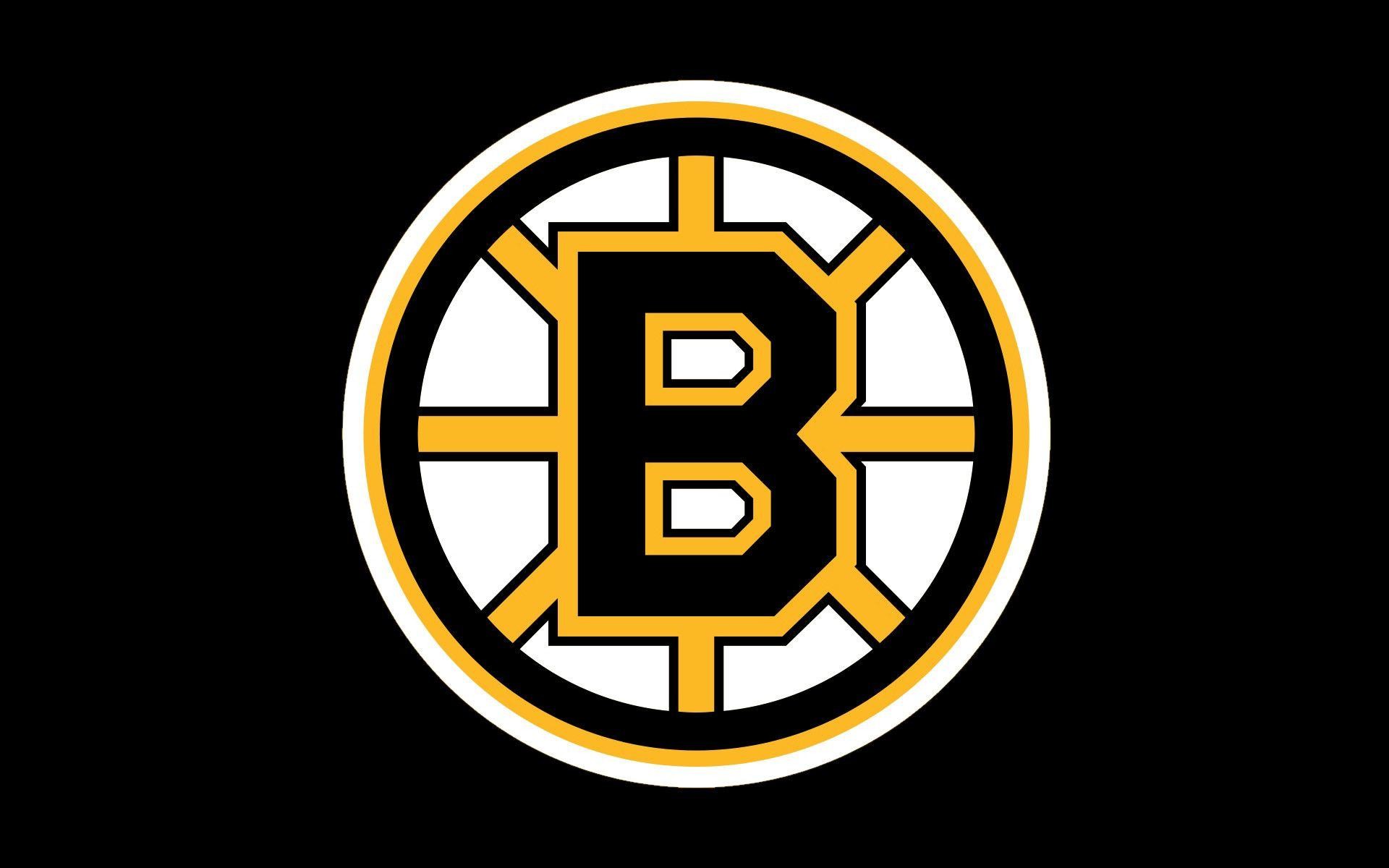 1920x1200 Boston Bruins Logo on Black Wallpaper - Hot HD Wallpaper.