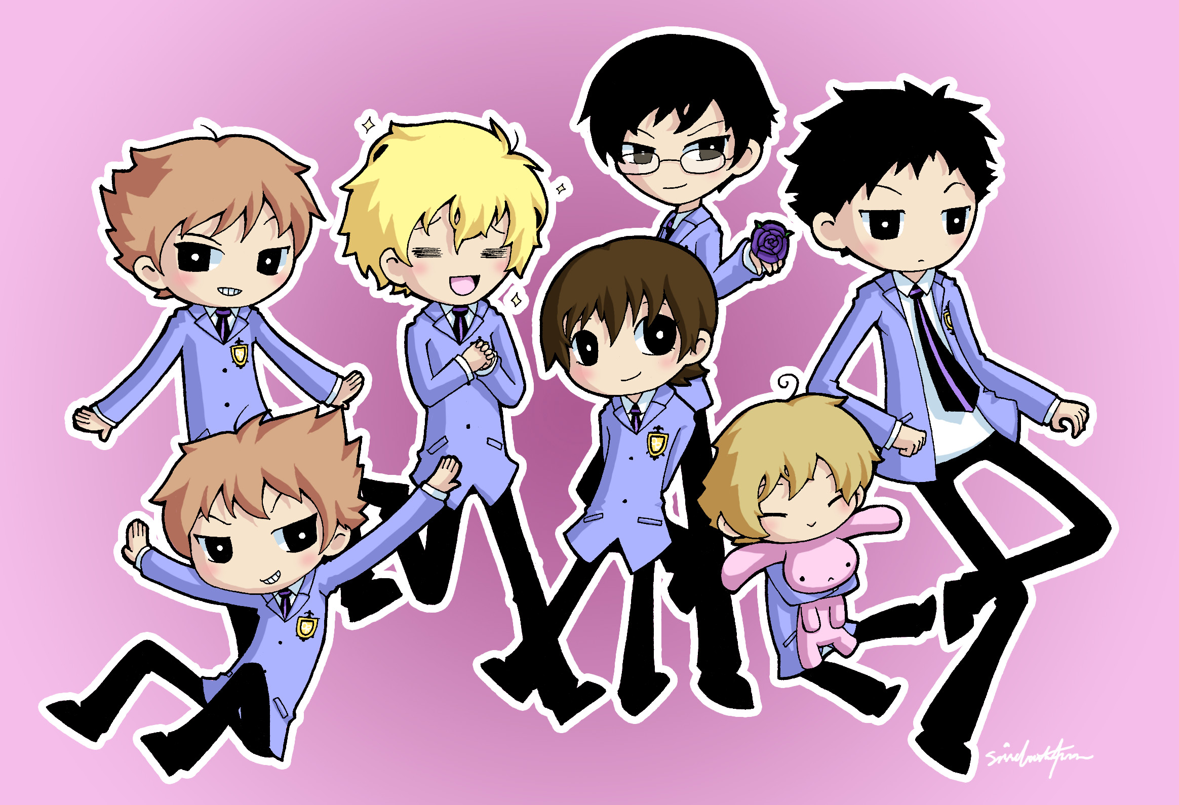 2328x1590 Ouran High School Host Club (Ouran) images cute pic of host clud .