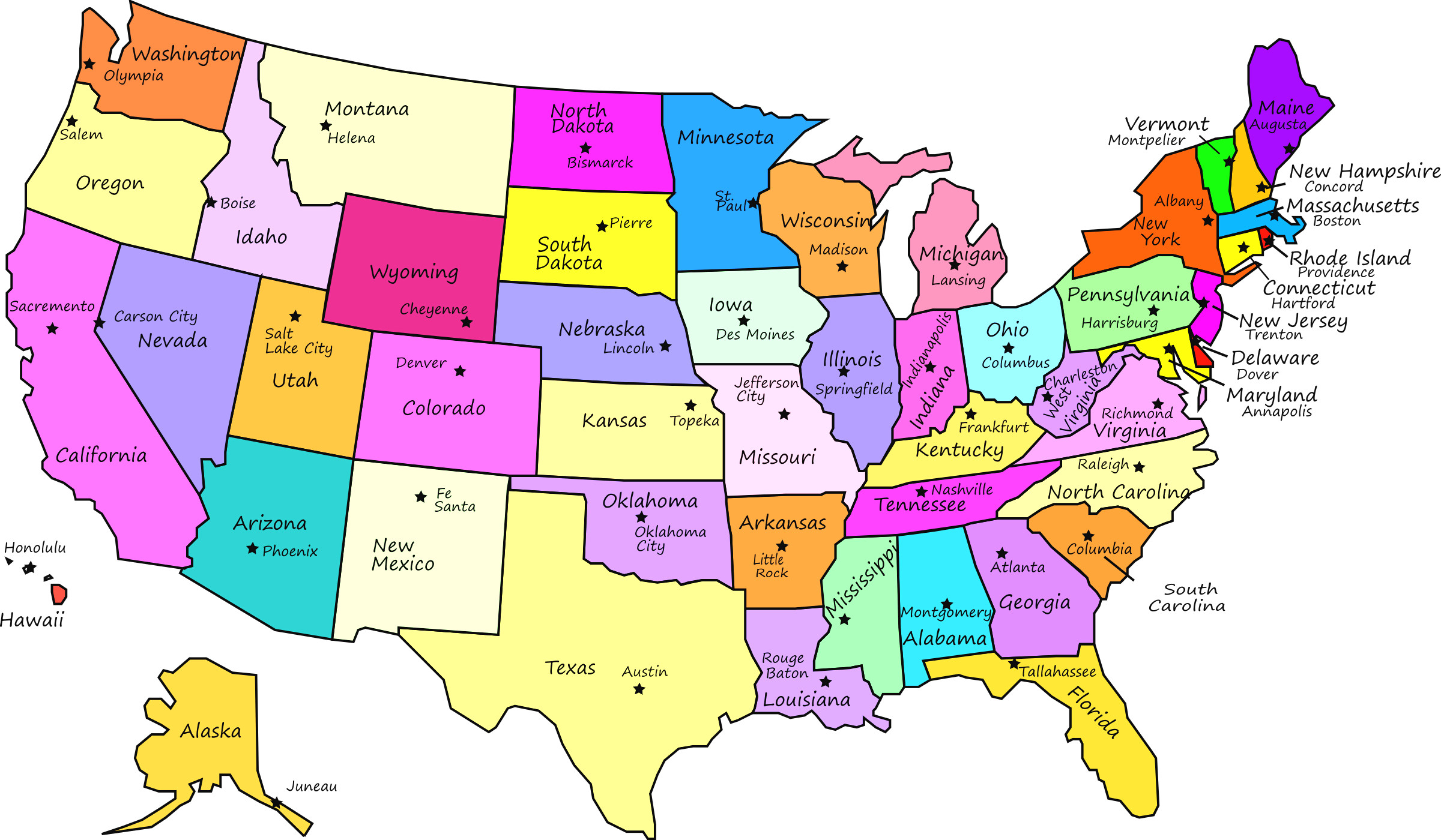 2400x1400 United States Map Desktop Wallpaper WallpaperSafari US Fair Usa New East  Coast Capitals