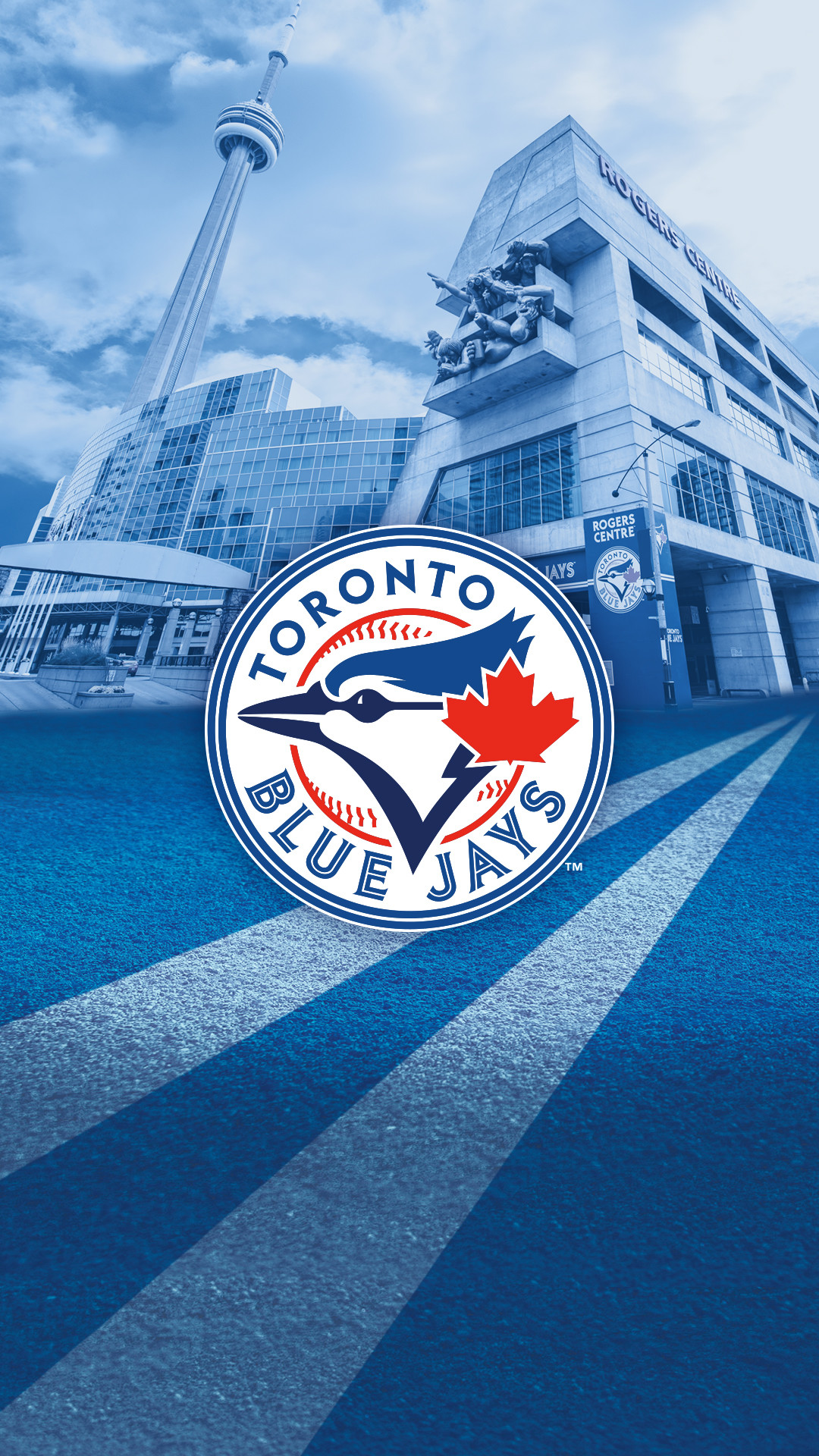 1080x1920 Official Toronto Blue Jays iPhone Wallpaper