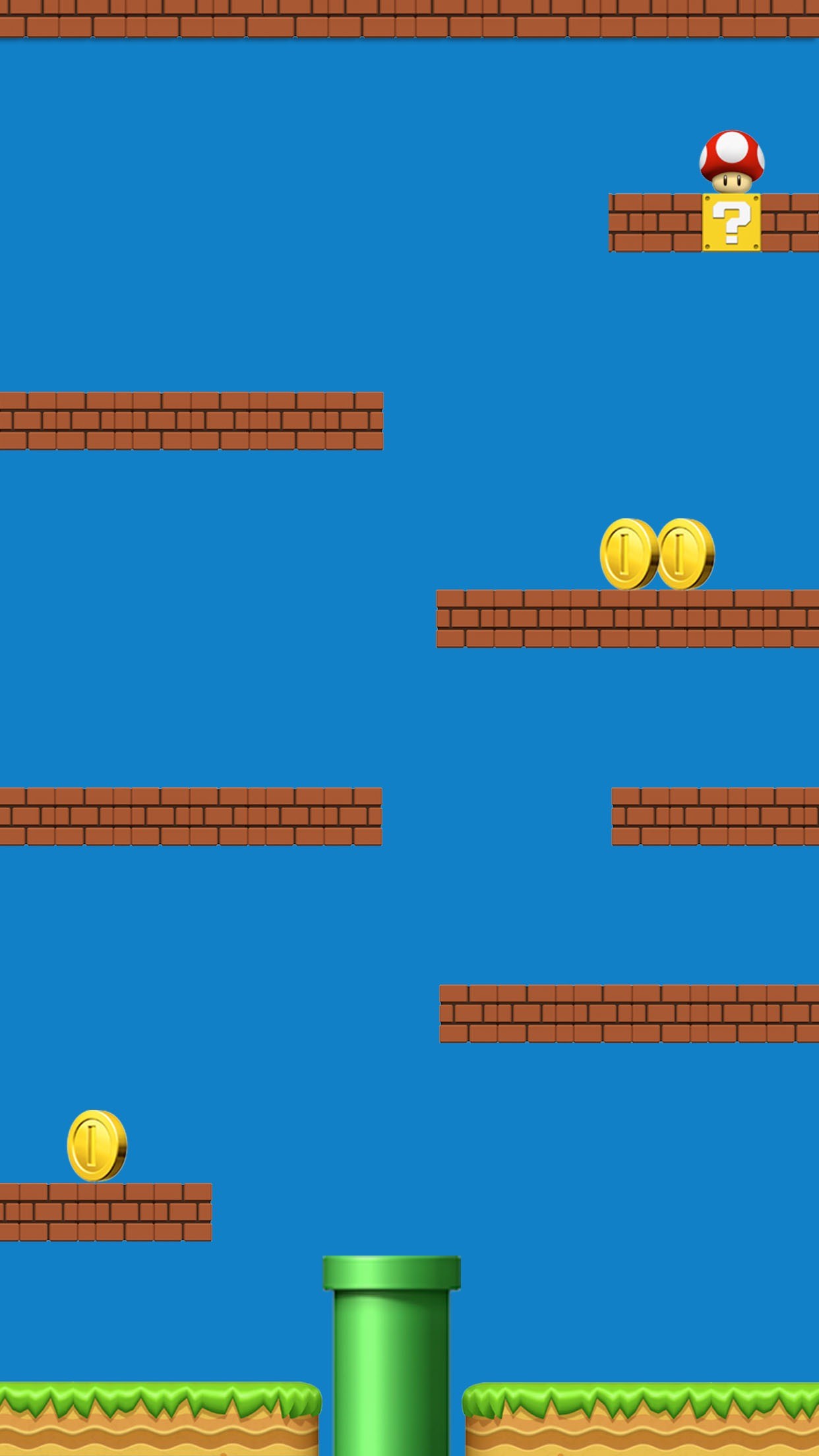 1242x2208 Shelves Super Mario Colorful Awesome Ð¡omputer Graphics. Iphone  BackgroundsWallpaper ...