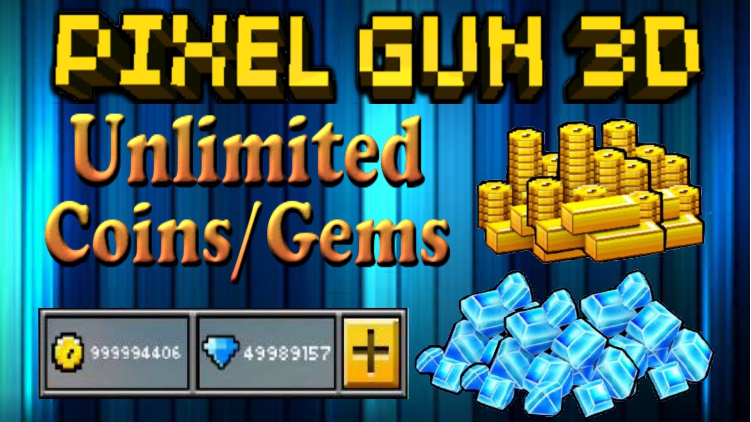 2560x1440 PIXEL GUN 3D HACK FREE