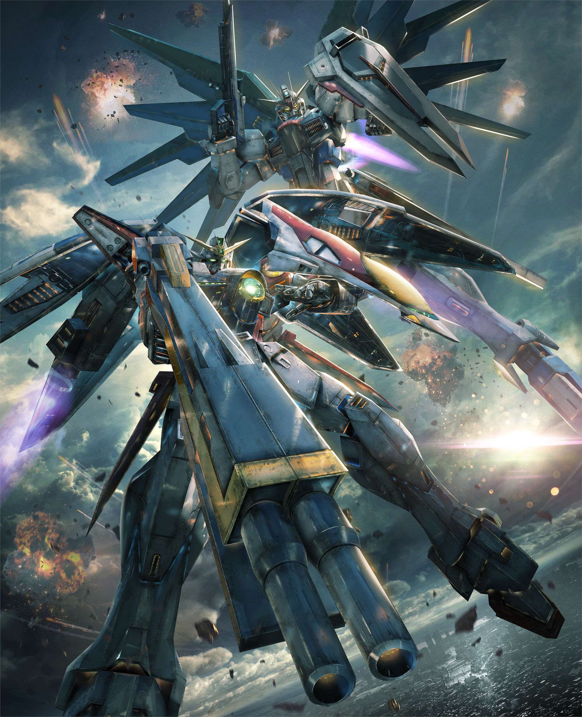 2000x2467 Gundam Versus - Poster D