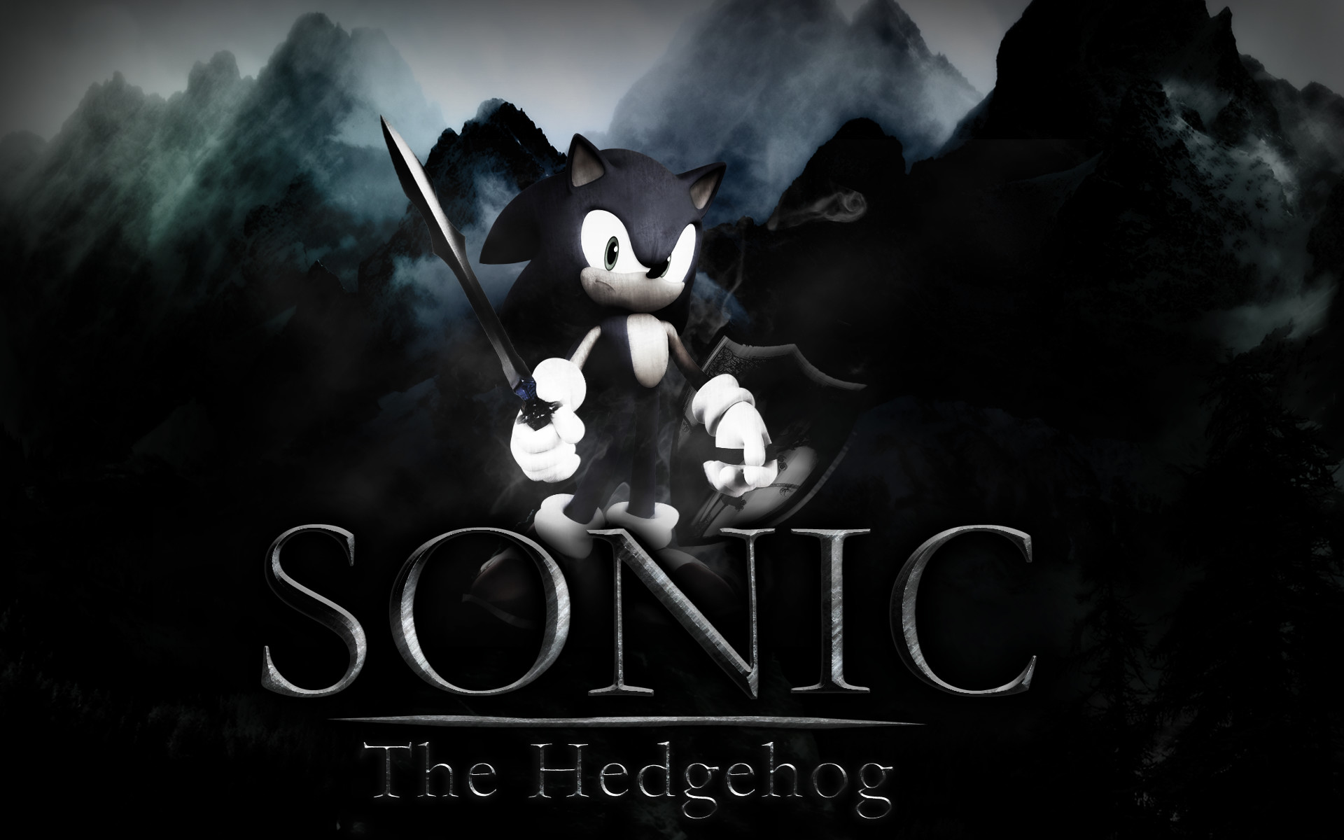 1920x1200 Sonic The Hedgehog Skyrim by darkfailure Sonic The Hedgehog Skyrim by  darkfailure