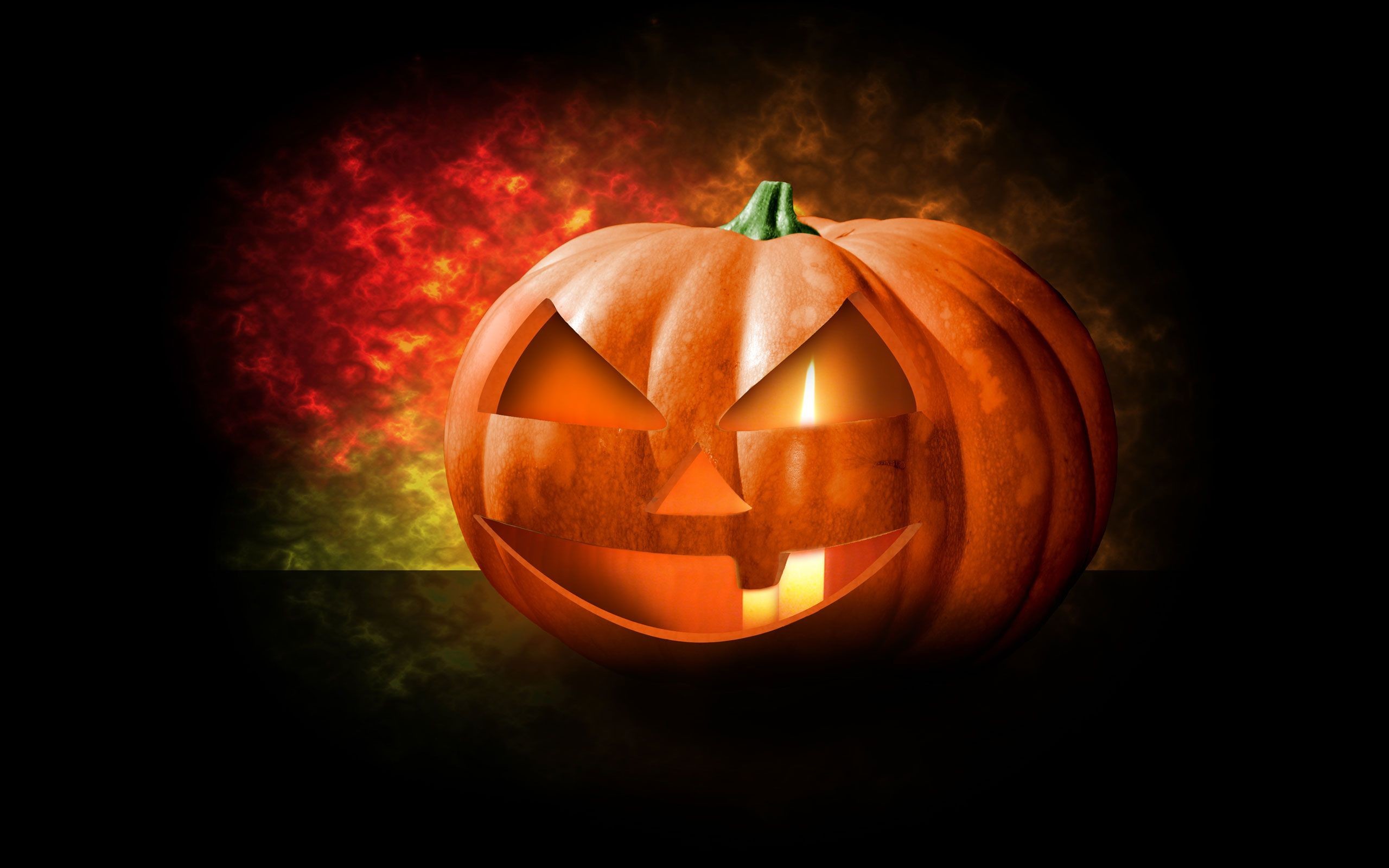 2560x1600 ... Halloween pumpkin HD Wallpaper 