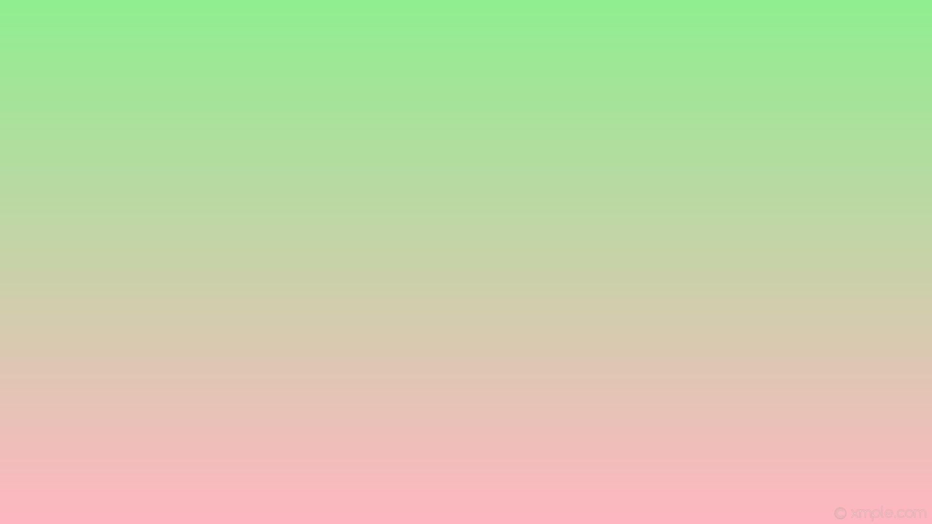 1920x1080 wallpaper green pink gradient linear light pink light green #ffb6c1 #90ee90  270Â°