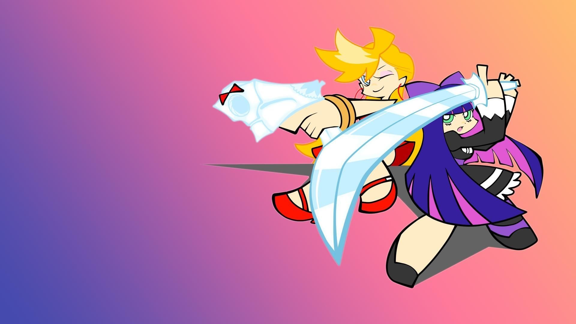 1920x1080 Panty And Stocking With Garterbelt HD Wallpaper 