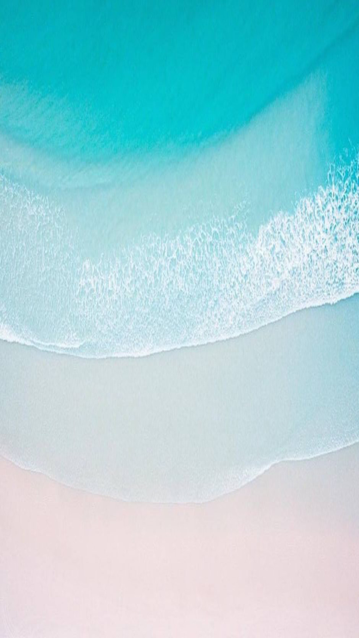 1242x2208 iOS 11, Turquoise, sand, beach, ocean, abstract, apple, wallpaper
