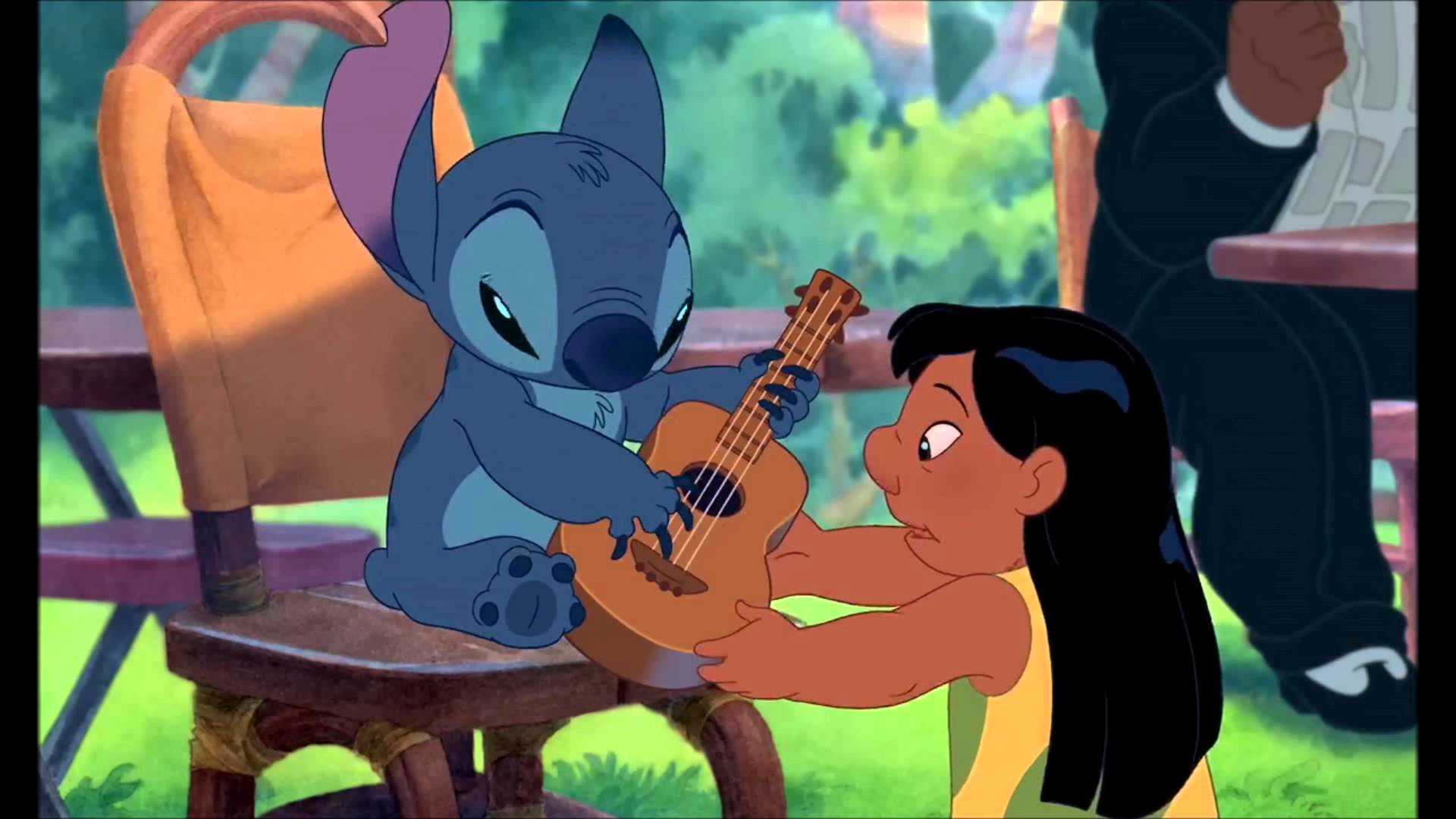 1920x1080 Stitch playing ukulele. | the most important things | Pinterest LILO and ...