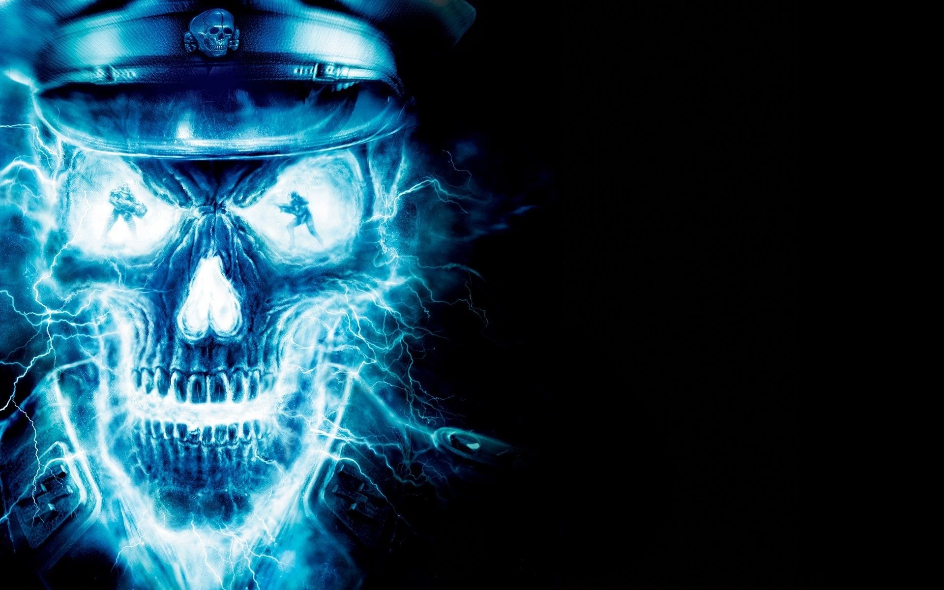 1920x1200 cool fire and ice pictures | skull, wallpaper, desktop, scenic, keyword,  media, ice