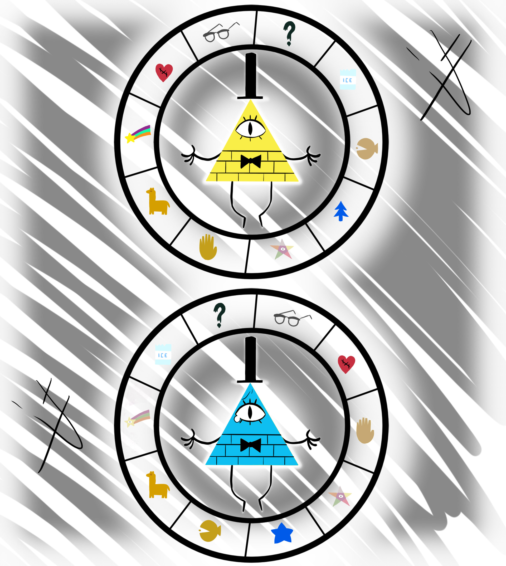 1920x2148 ... chibinekogirl102 Cipher Wheel: Gravity Falls + Reverse Falls by  chibinekogirl102