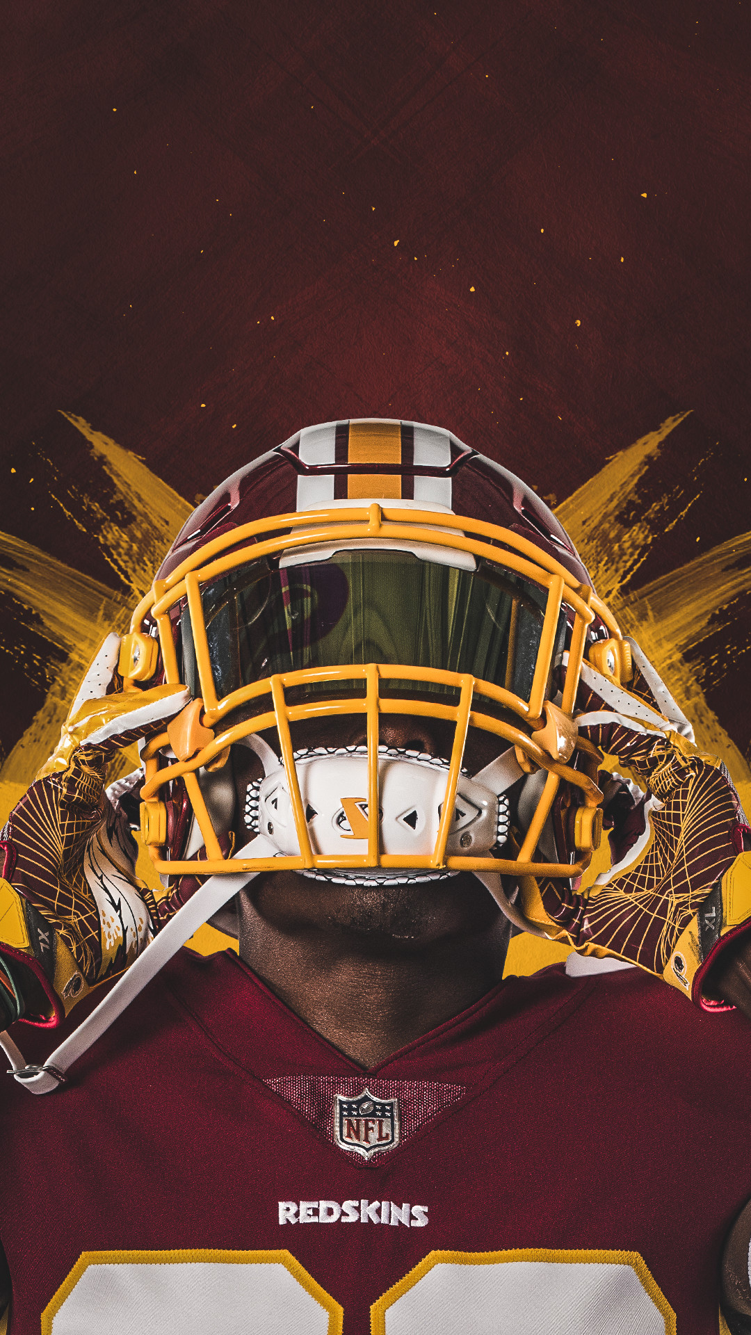 1080x1920 Redskins Helmet