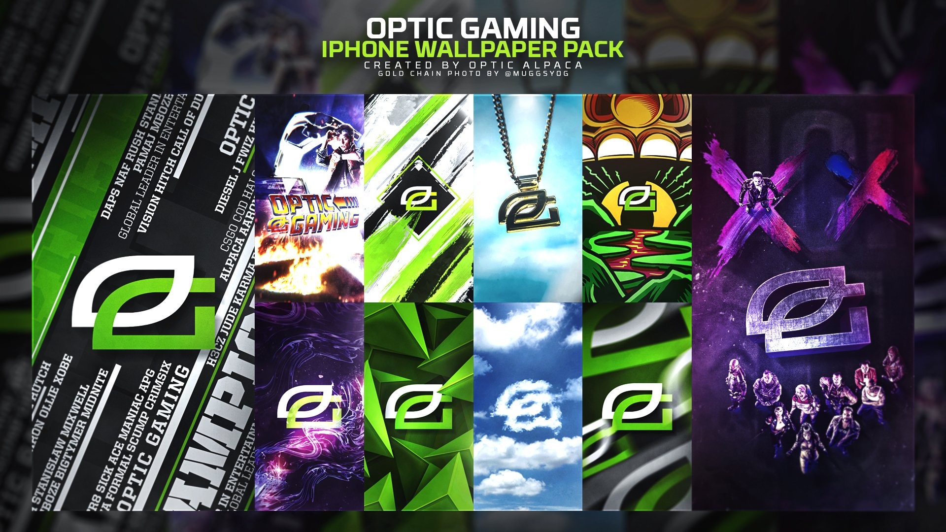 1920x1080 OpTic Alpaca on Twitter: "OpTic Gaming iPhone Wallpaper Pack! Download:  https://t.co/chZsOnrq6d Hope you enjoy, worked really hard on these! ...
