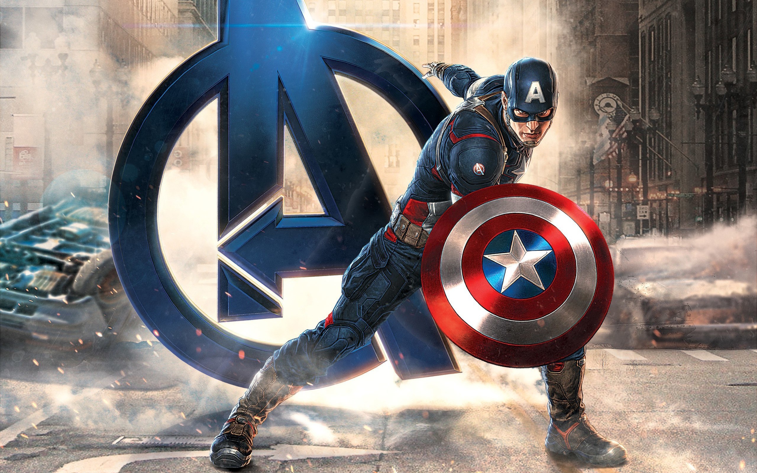 2560x1600 Captain America Avengers (2048x1152 Resolution)