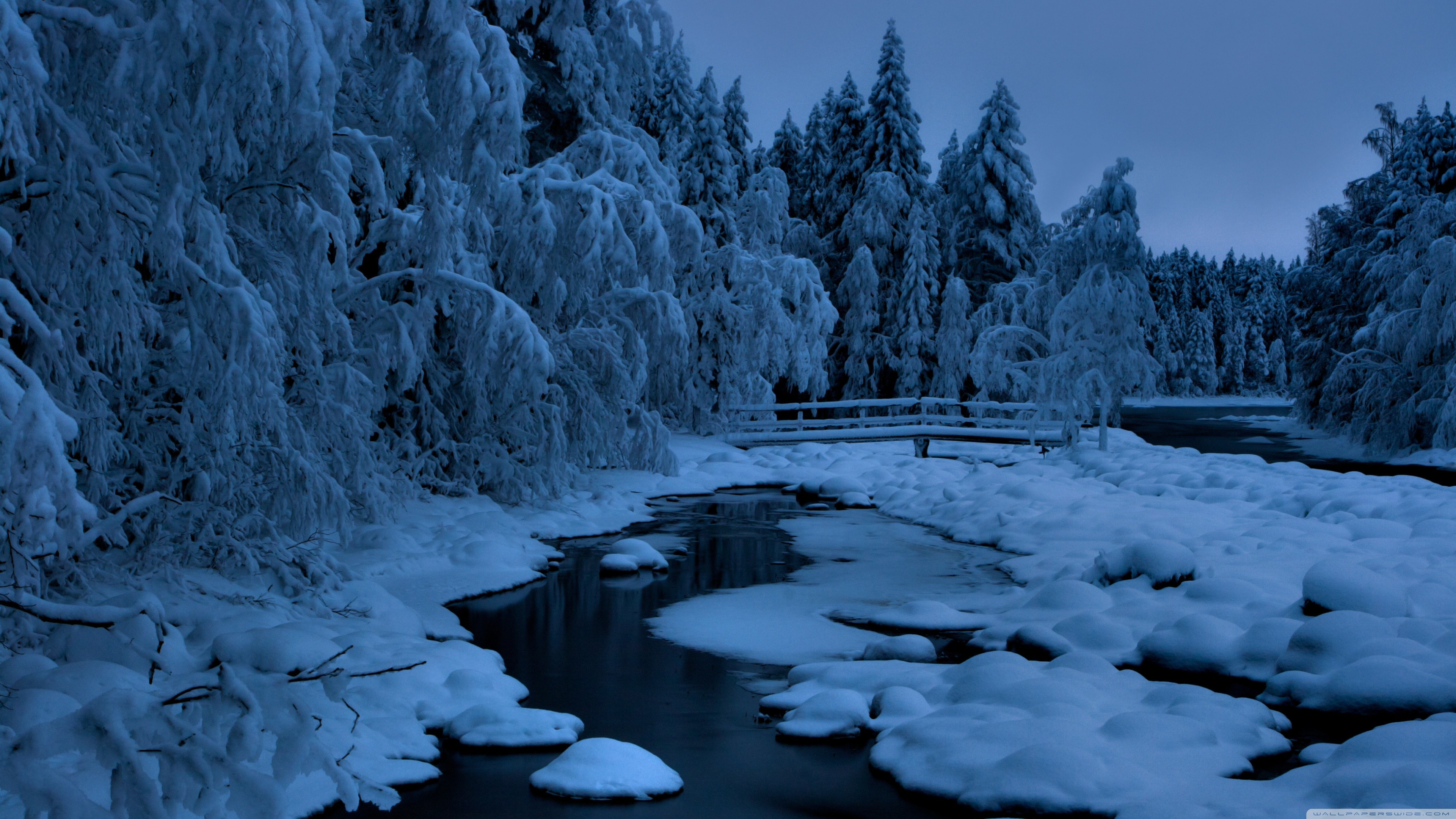 3840x2160 ... Bench after heavy snowfall wallpapers and images - wallpapers . ...