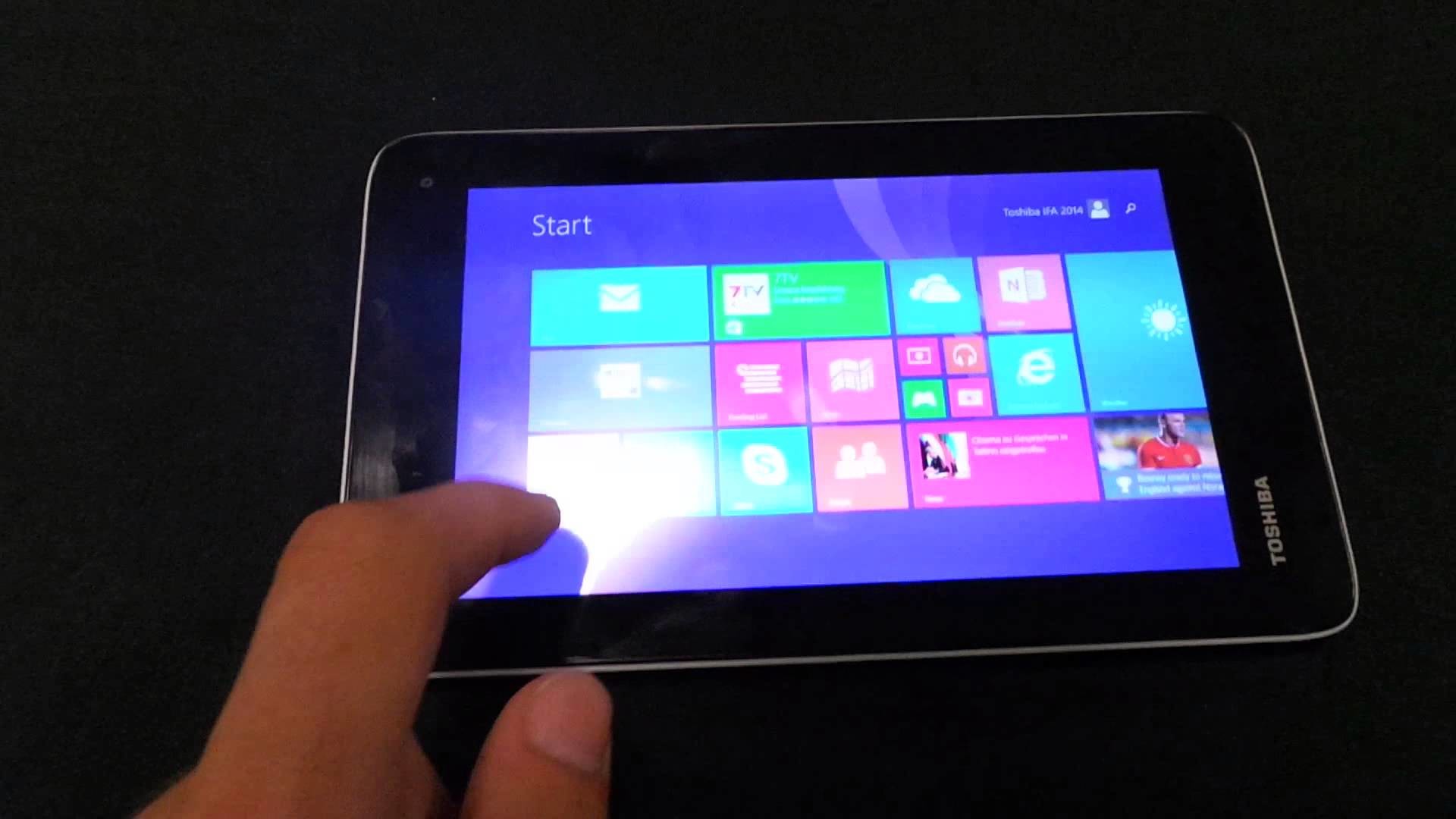 1920x1080 Toshiba Encore Mini Windows 8.1 tablet bemutatÃ³ videÃ³
