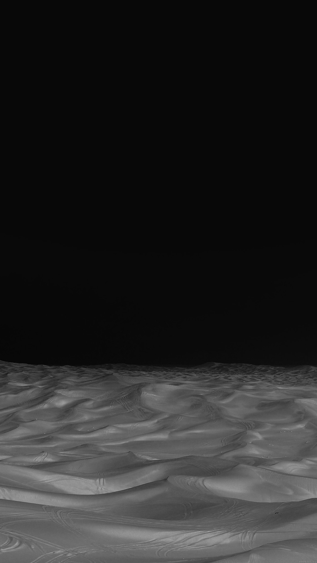 1080x1920 Desert Minimal Dark Black Nature Sky Earth iPhone 8 wallpaper