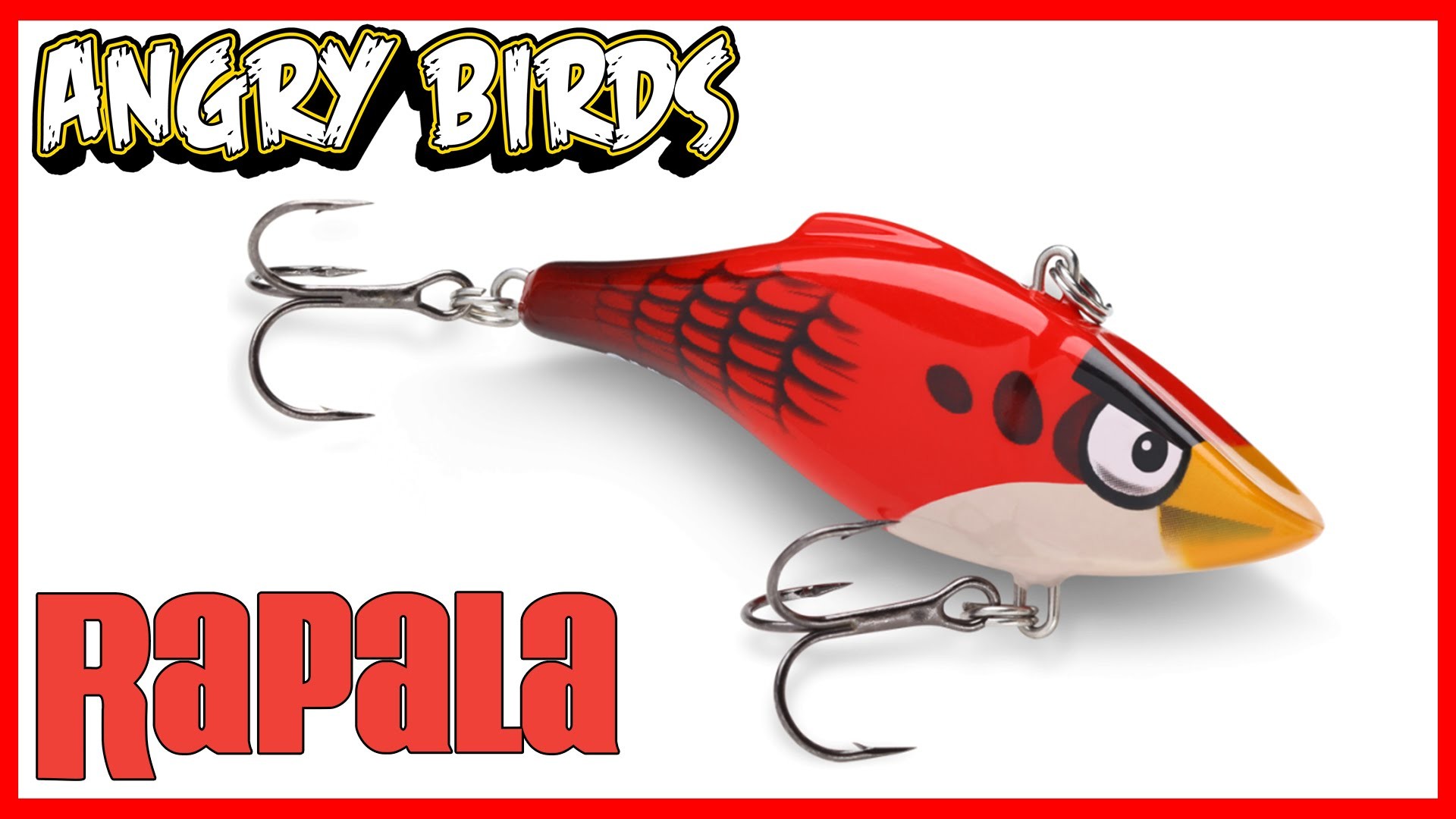 1920x1080 Rapala Angry Birds Fishing Lure [UNBOXING] "Rattlin' Red Bird" - YouTube