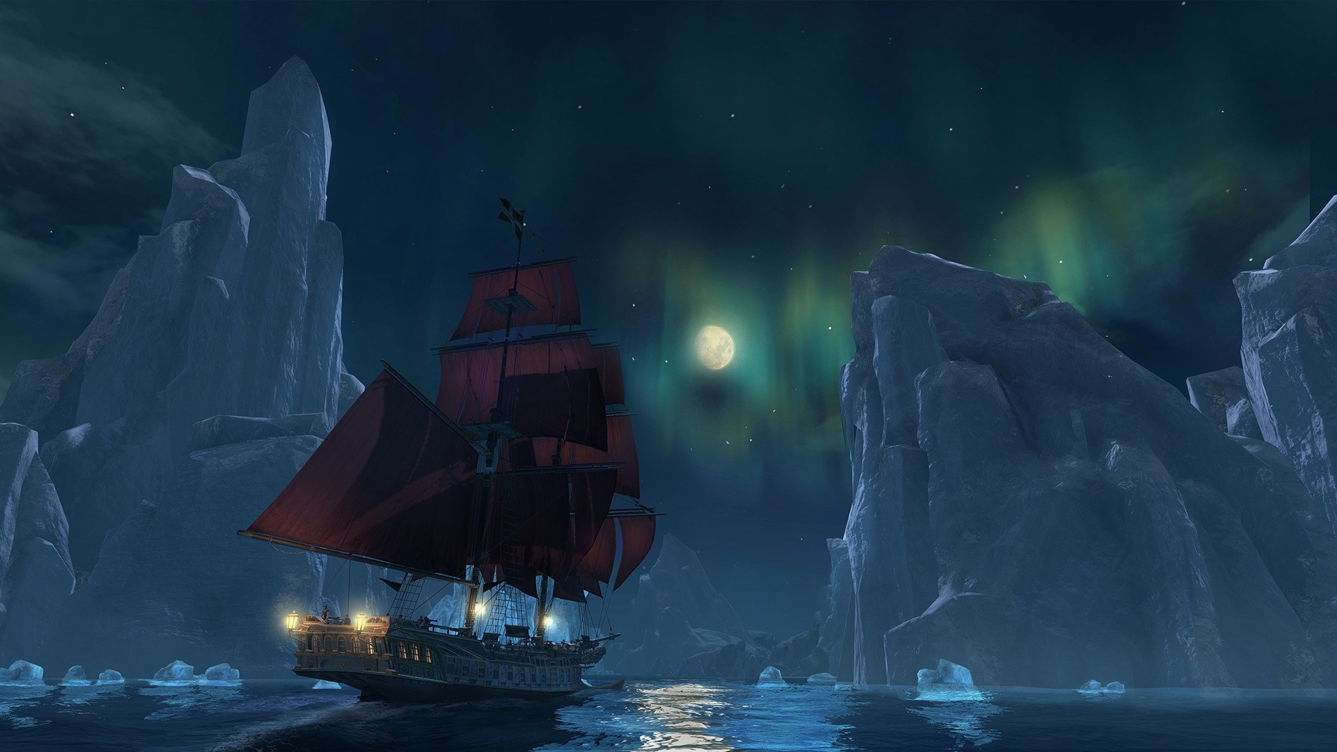 1920x1080 Assassin's Creed Rogue - Aurora Screenshot
