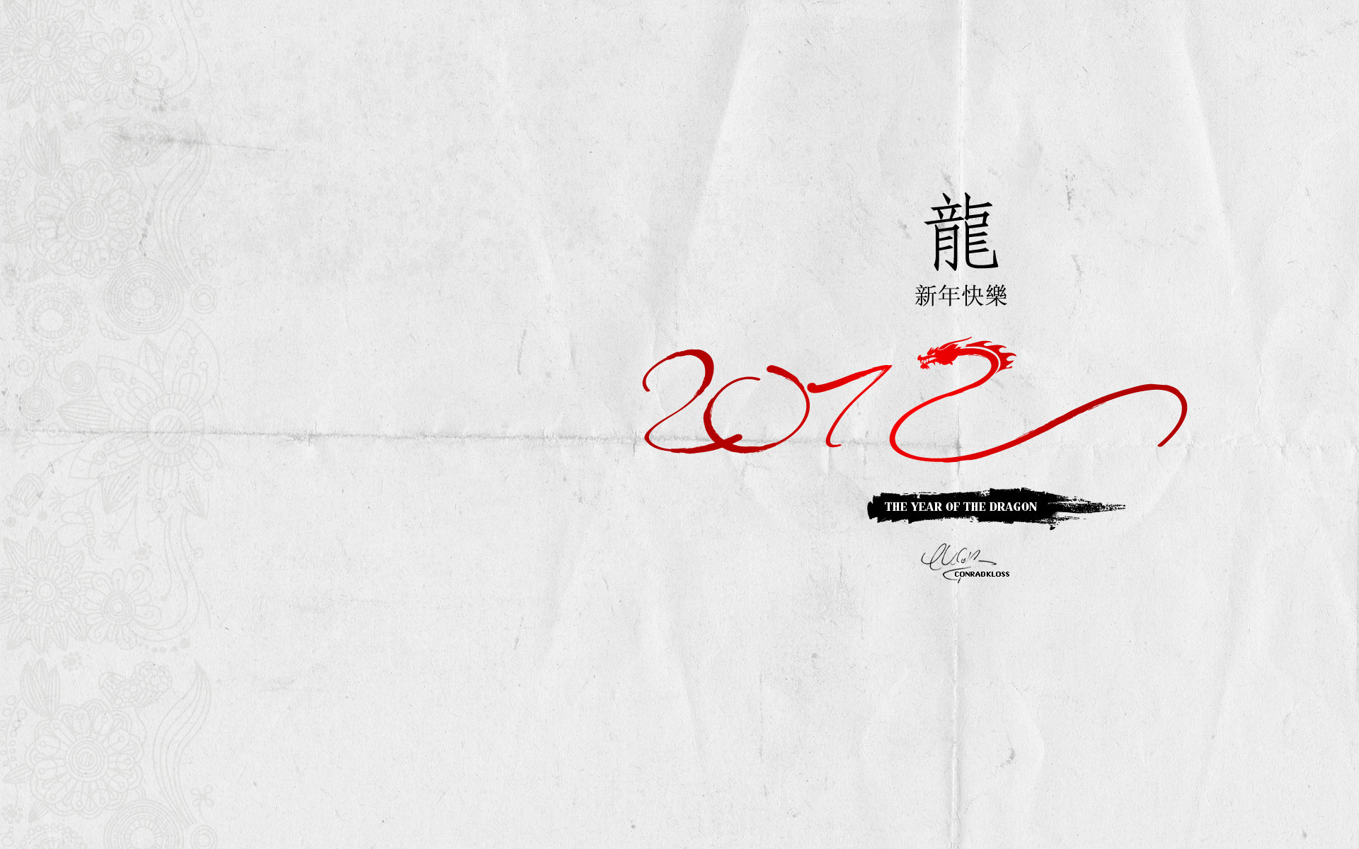 1920x1200 2012 Chinese New Year