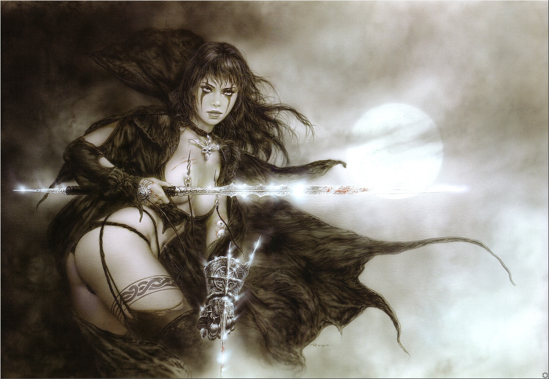 1920x1325 Luis Royo images Female Warrior Beauty HD wallpaper and background photos