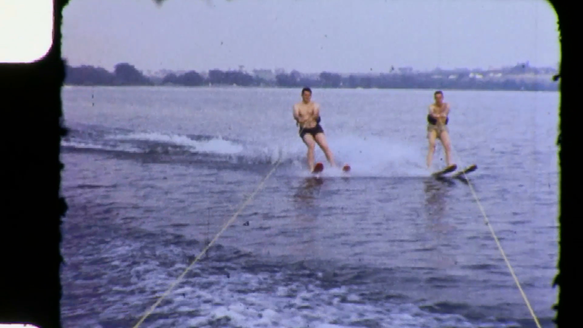 1920x1080 Men WATER Ski SKIERS SLOW MOTION Waterski 1960s Vintage Film Home Movie  3365 Stock Video Footage - Storyblocks Video
