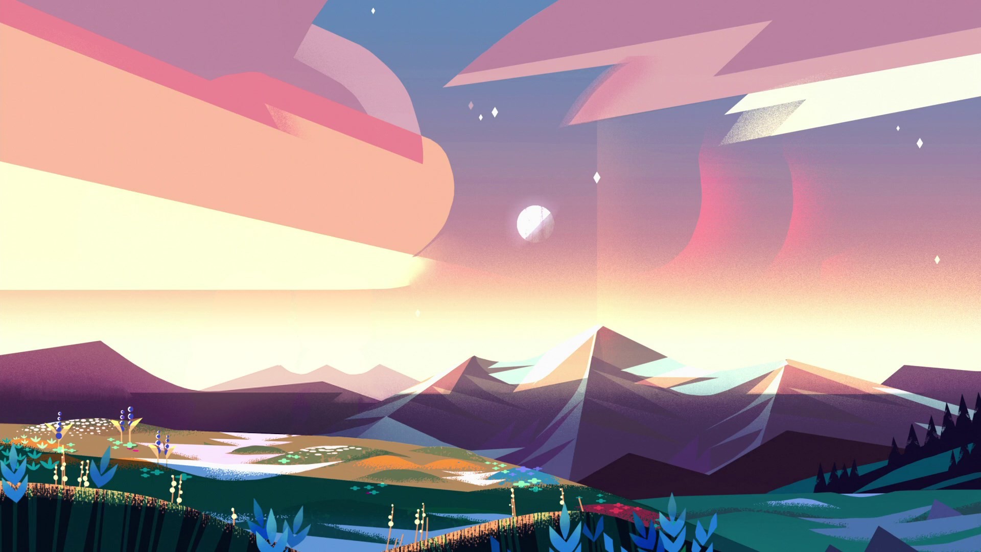 1920x1080  px steven universe picture: High Definition Backgrounds by  Mansfield Peacock