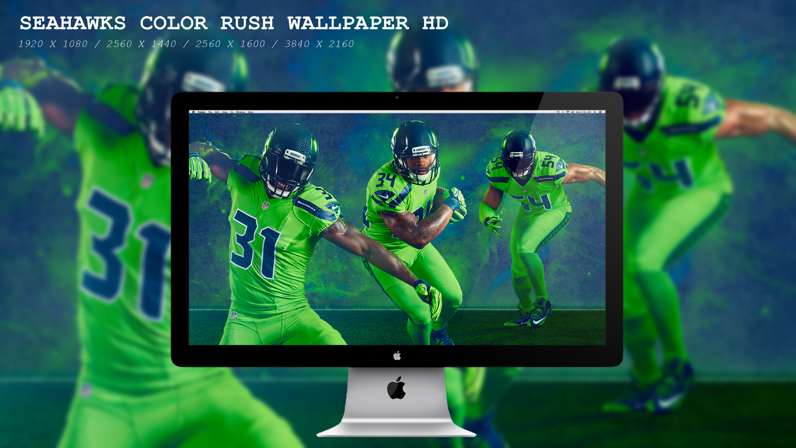 2560x1440 ... Seahawks Color Rush Wallpaper HD by BeAware8