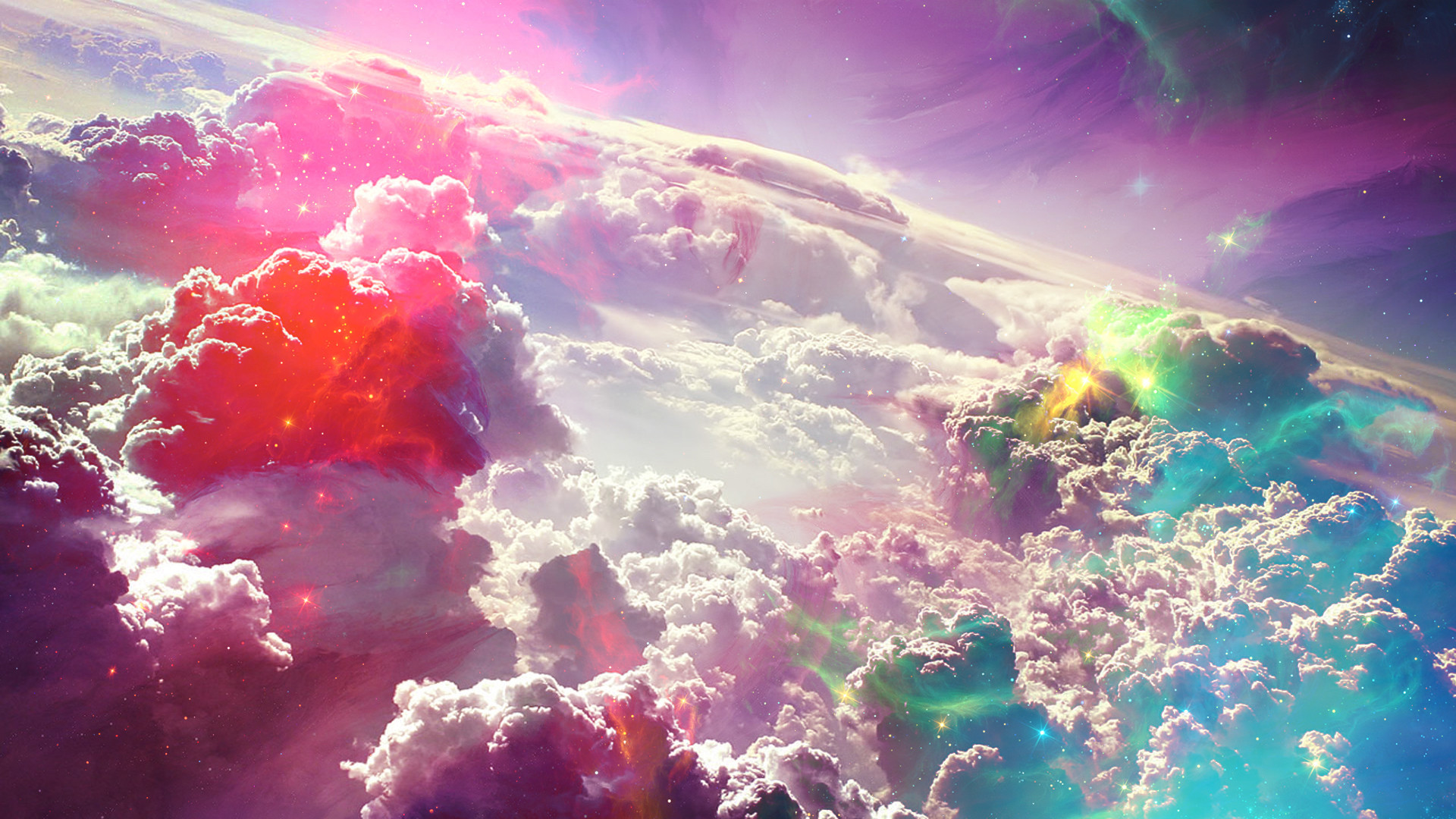 1920x1080 Colorful Fantasy Clouds Art HD Wallpaper - New HD Wallpapers