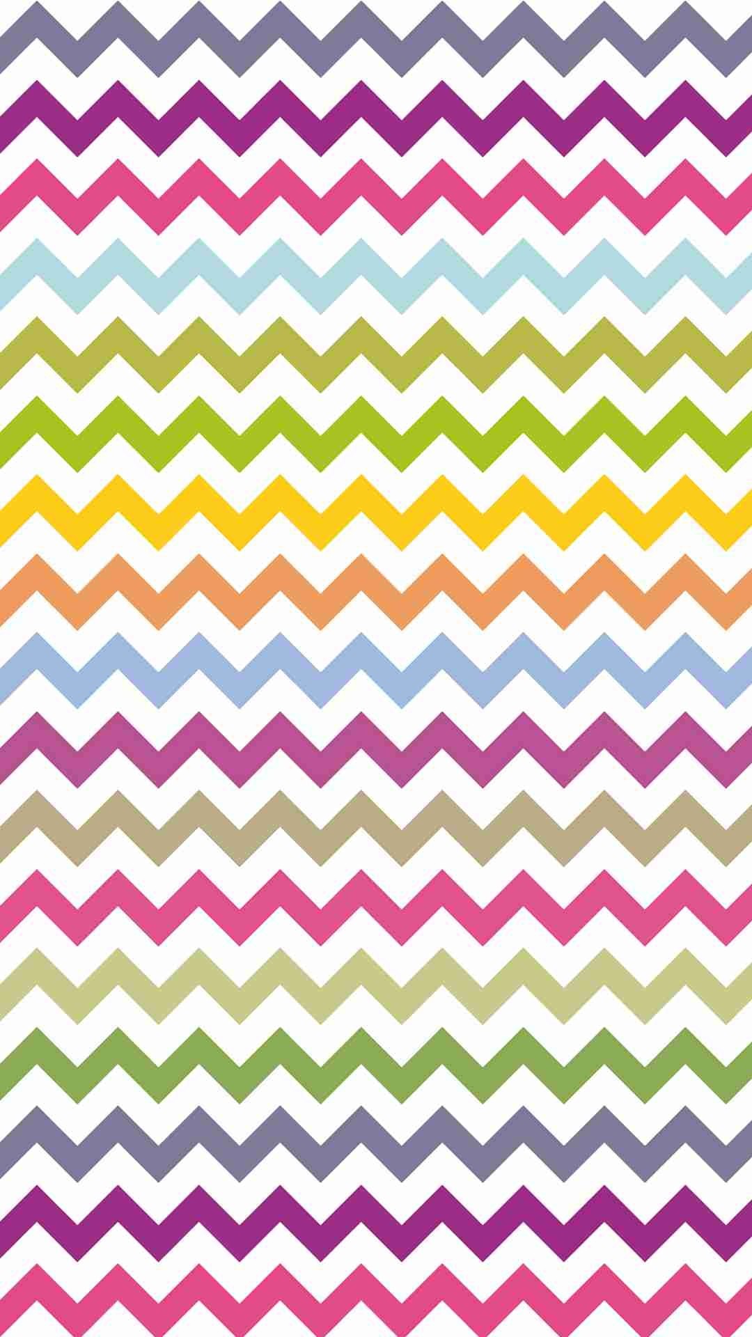 1080x1920 Bright Colors Zigzag and Chevron iPhone 6 Plus Wallpaper - Tribal Print  Pattern #iPhone #