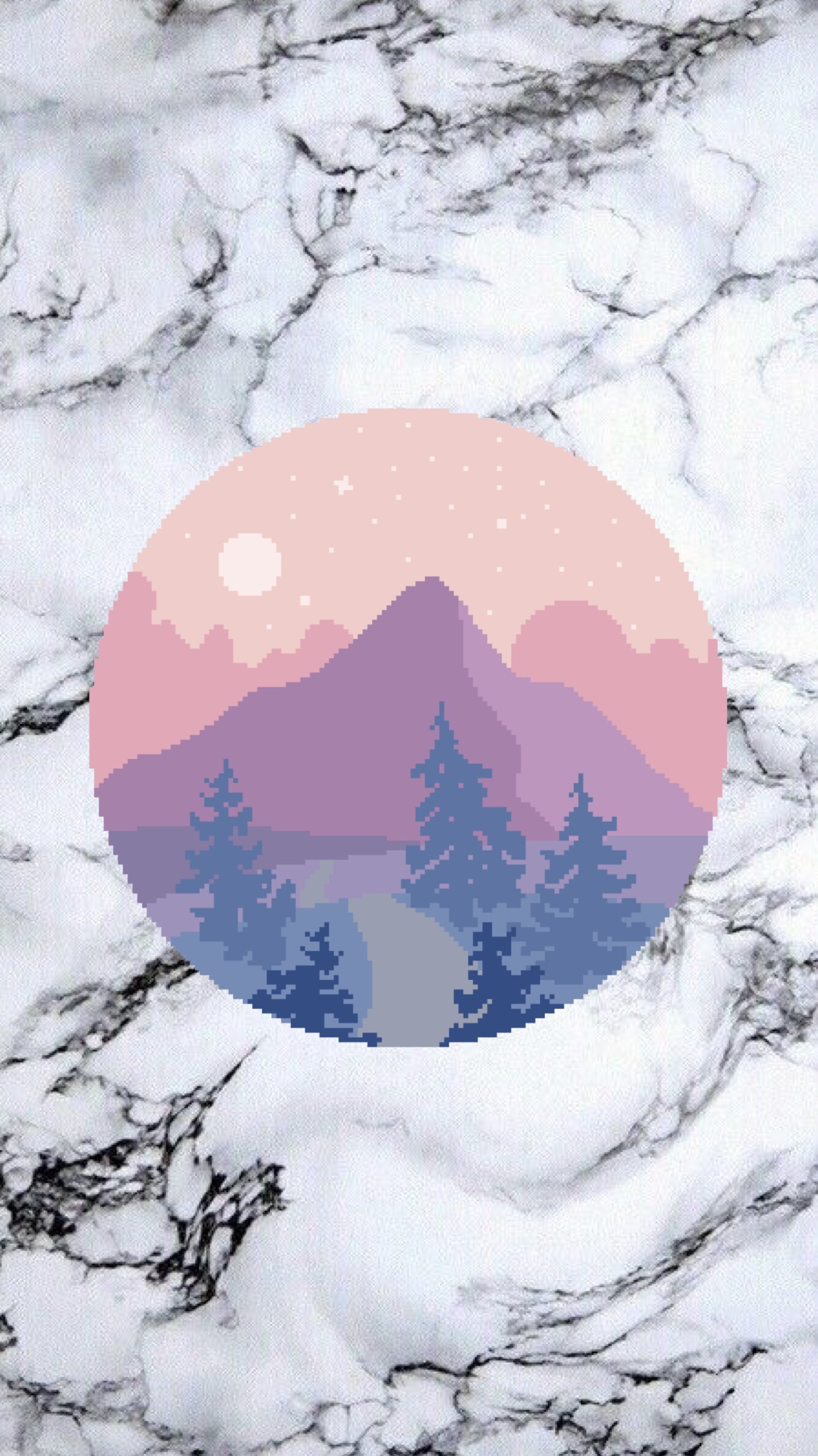 1242x2208 Moon mountain wallpaper | made by Laurette | instagram:@laurette_evonen