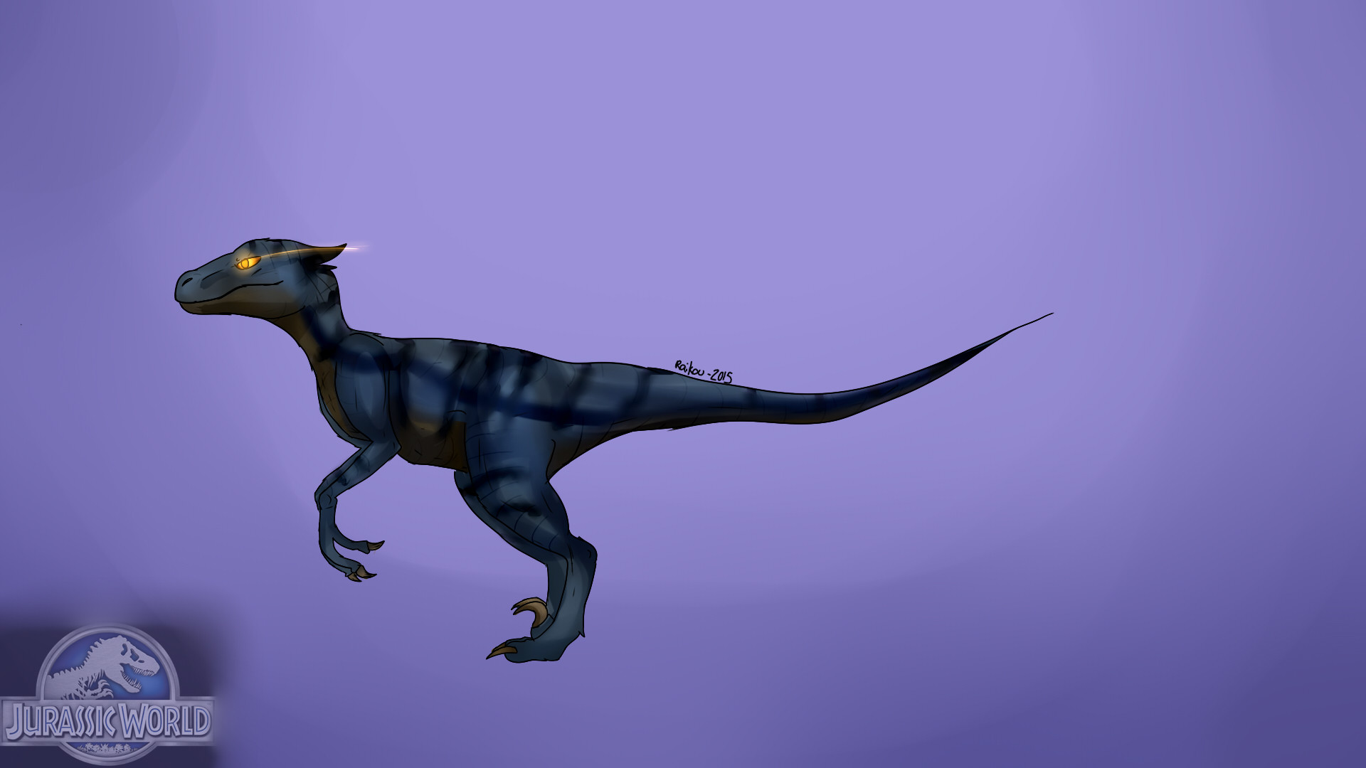 1920x1080 ... Velociraptor Blue - Jurassic World by iKintaro