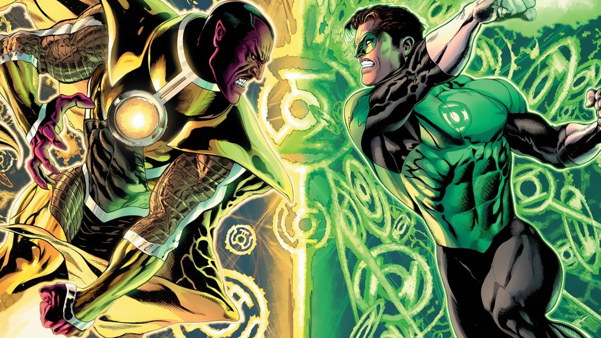 1920x1080 Hal Jordan vs Sinestro [] Need #iPhone #6S #Plus #Wallpaper