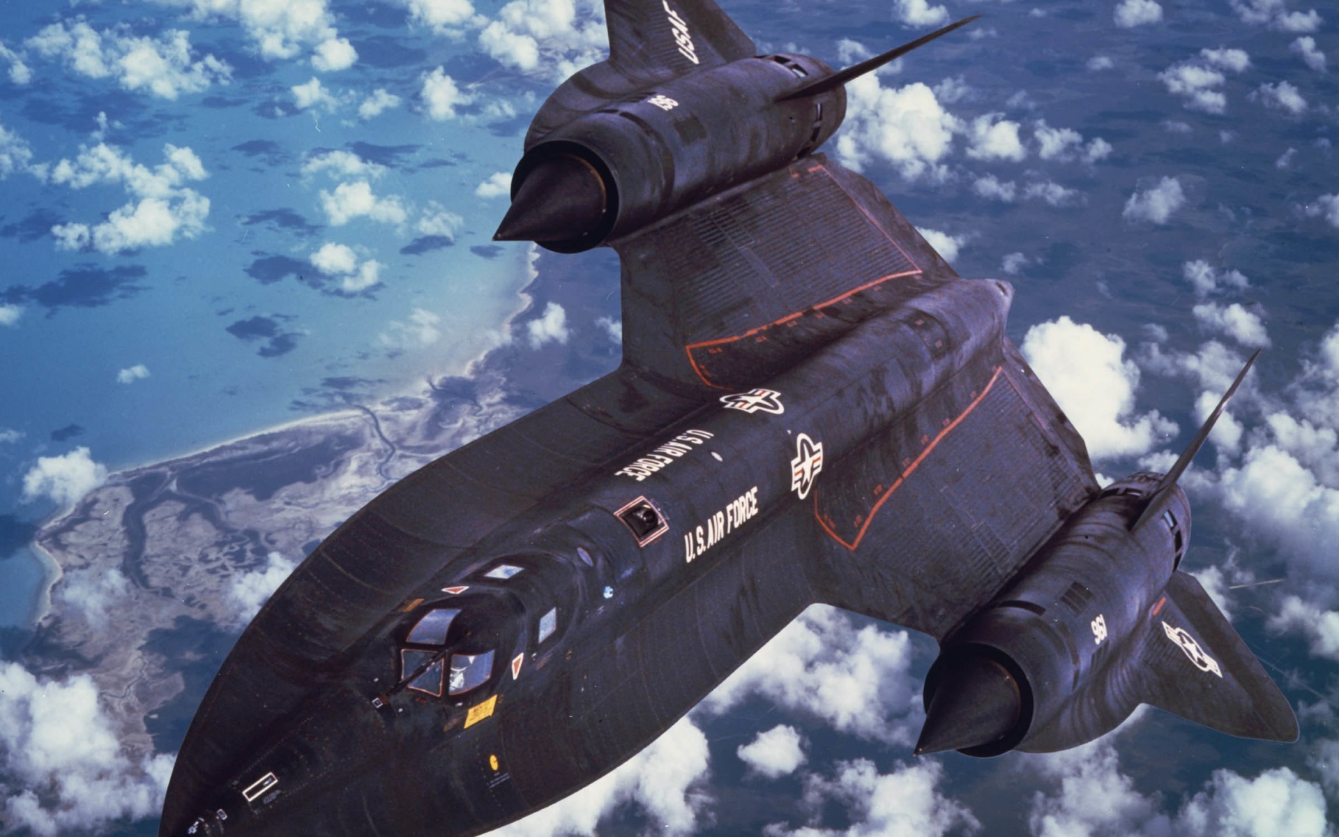 1920x1200 Military / Lockheed SR-71 Blackbird Wallpaper