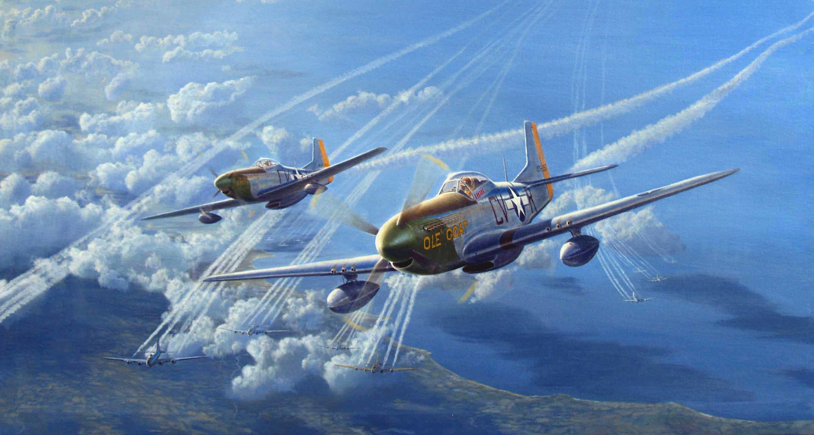 2735x1464 North American P-51 Mustang Wallpapers
