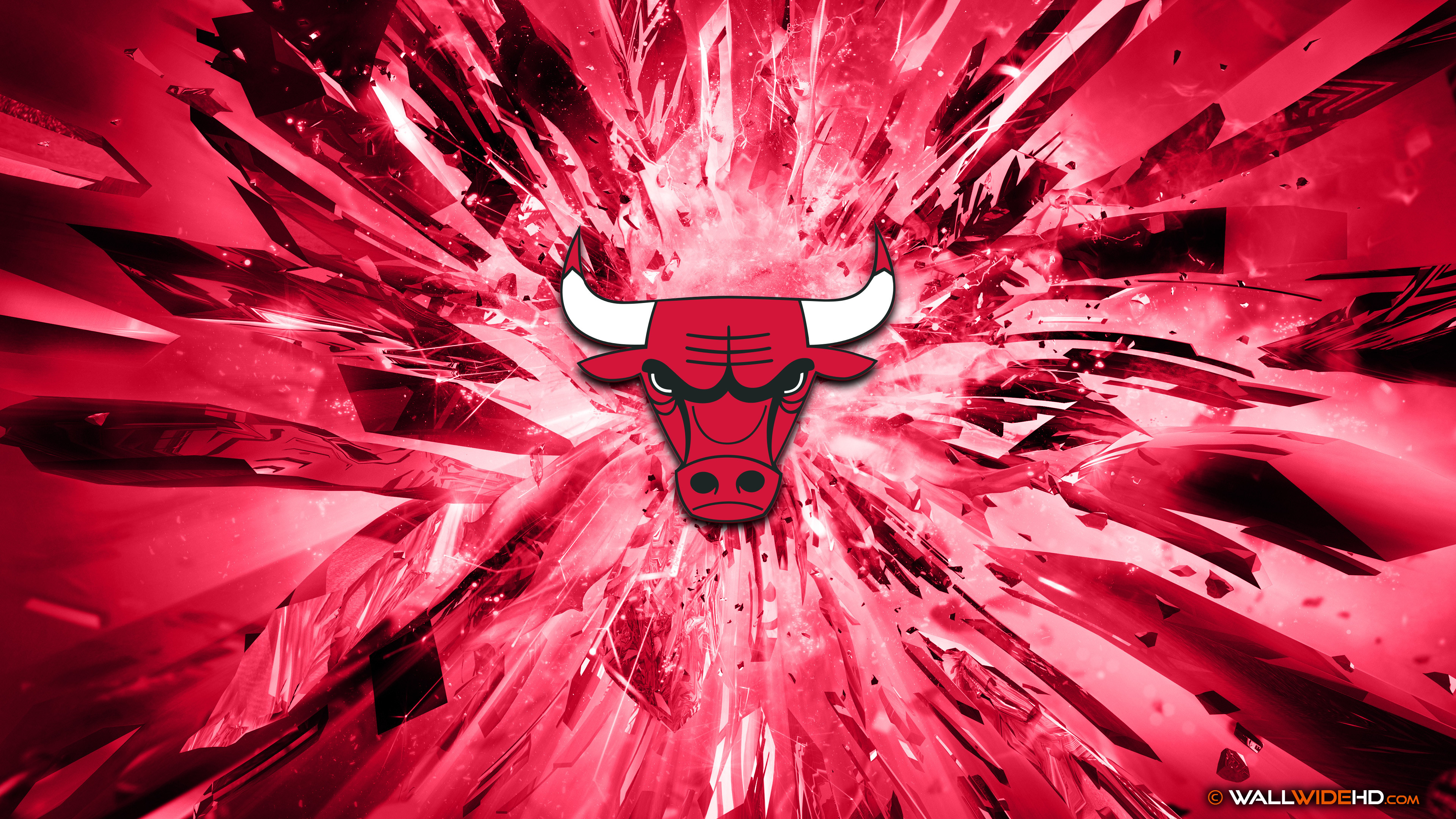 3840x2160 Chicago Bulls 2015 Logo basketball 4K Wallpaper 
