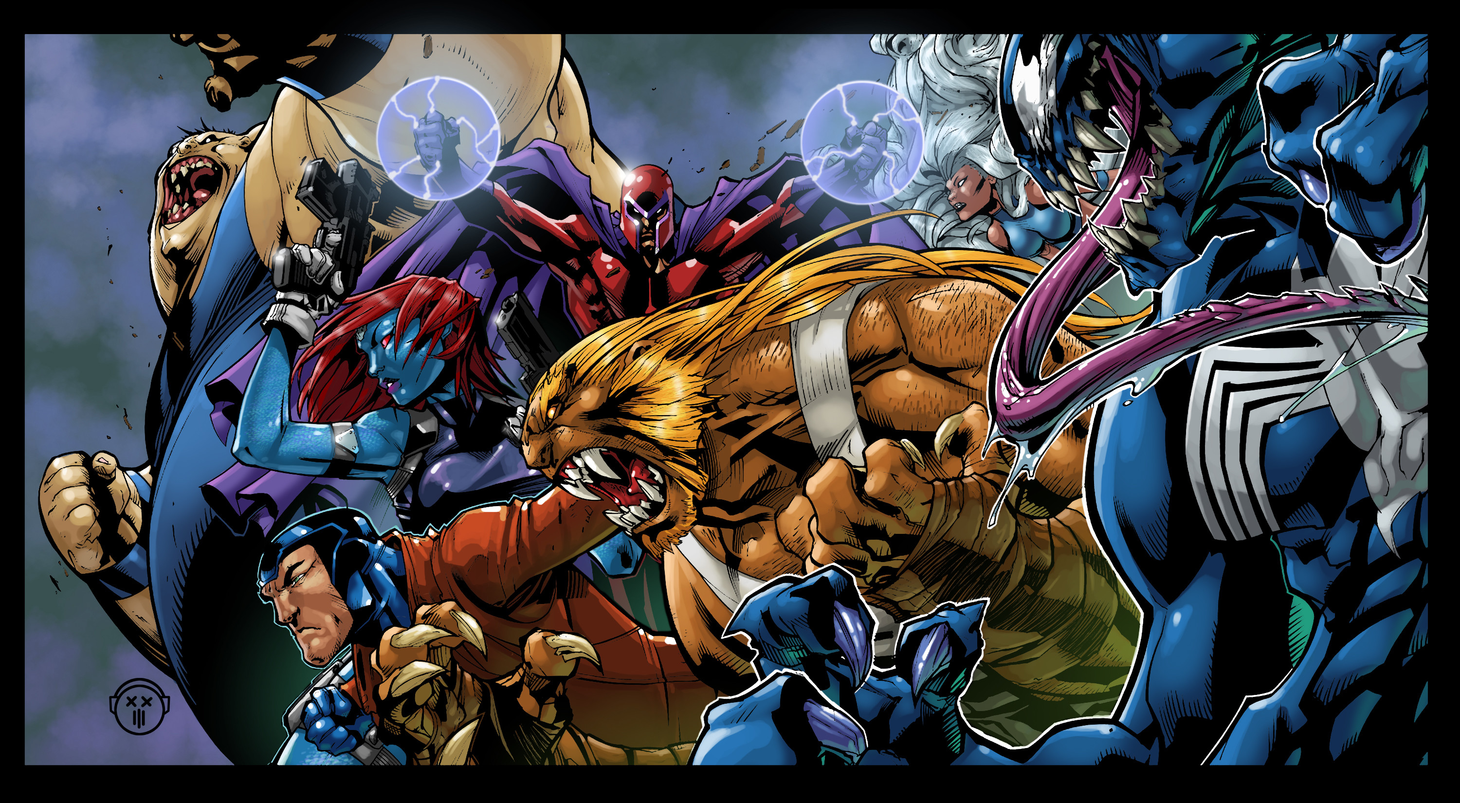 3000x1650 Marvel Villains Wallpaper