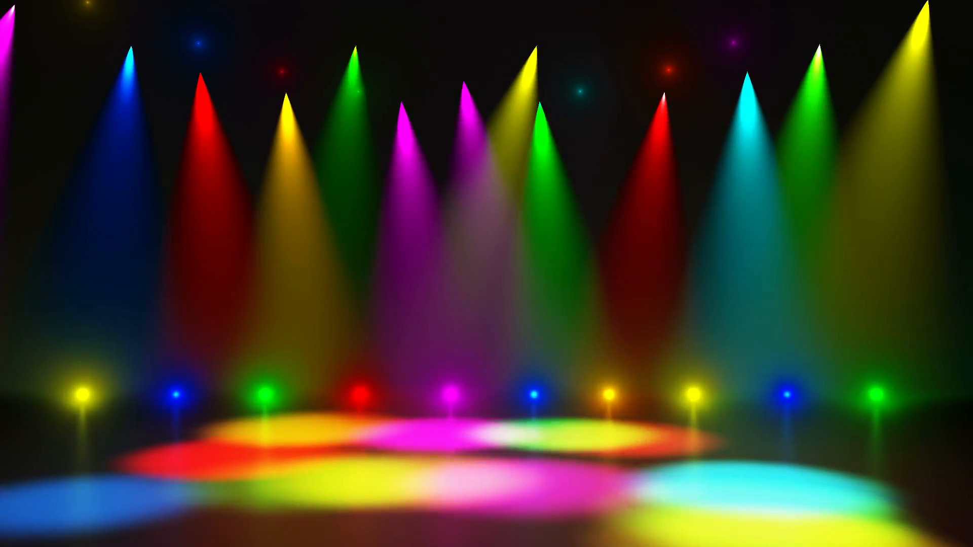 1920x1080 Disco Stage Dance Floor Colorful Vivid Lights Flashing 2 Motion Background  - Storyblocks Video